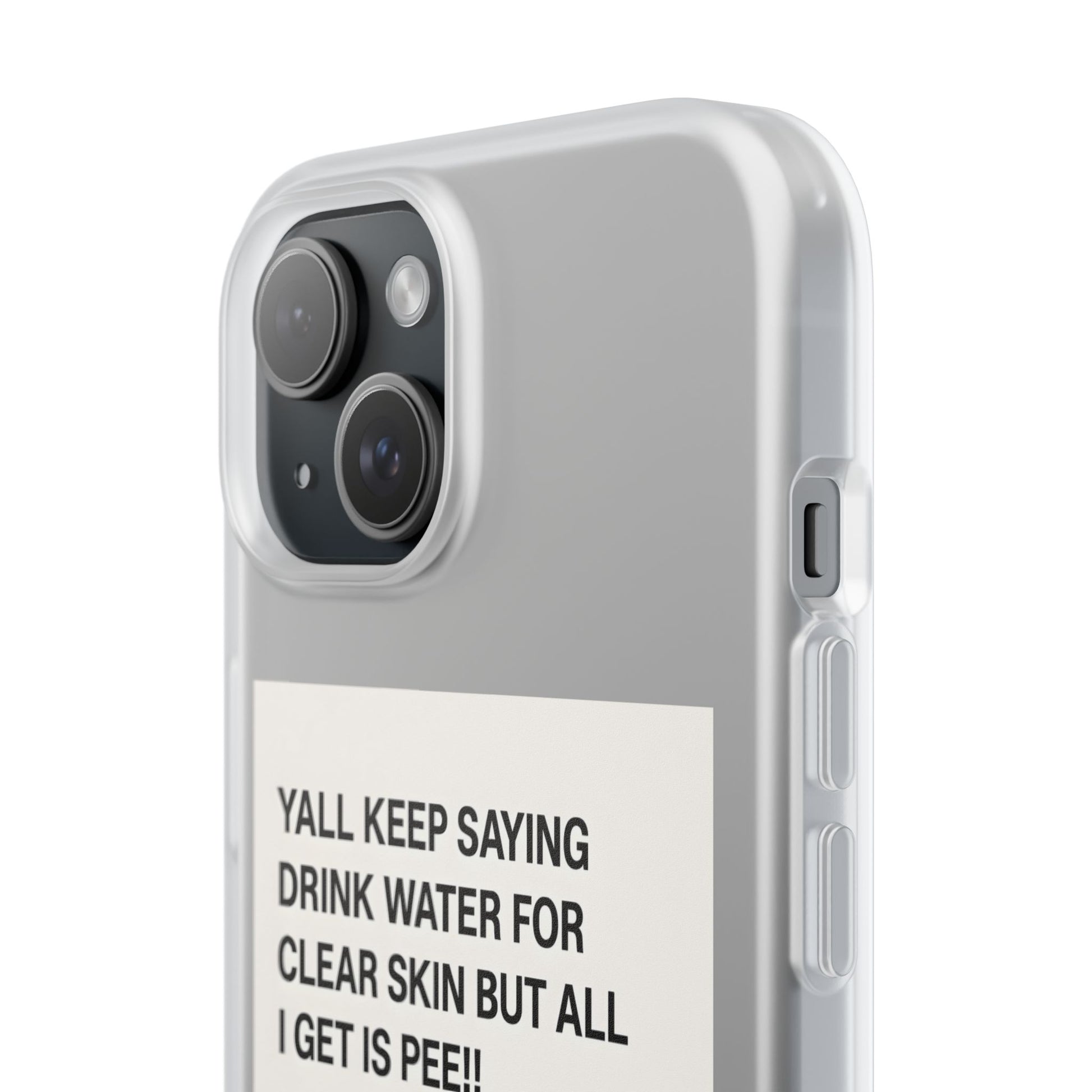 Skincare Meme Handyhülle – „All I Get Is Pee!“ | Selfcare mit Humor-Phone Case-True Insights