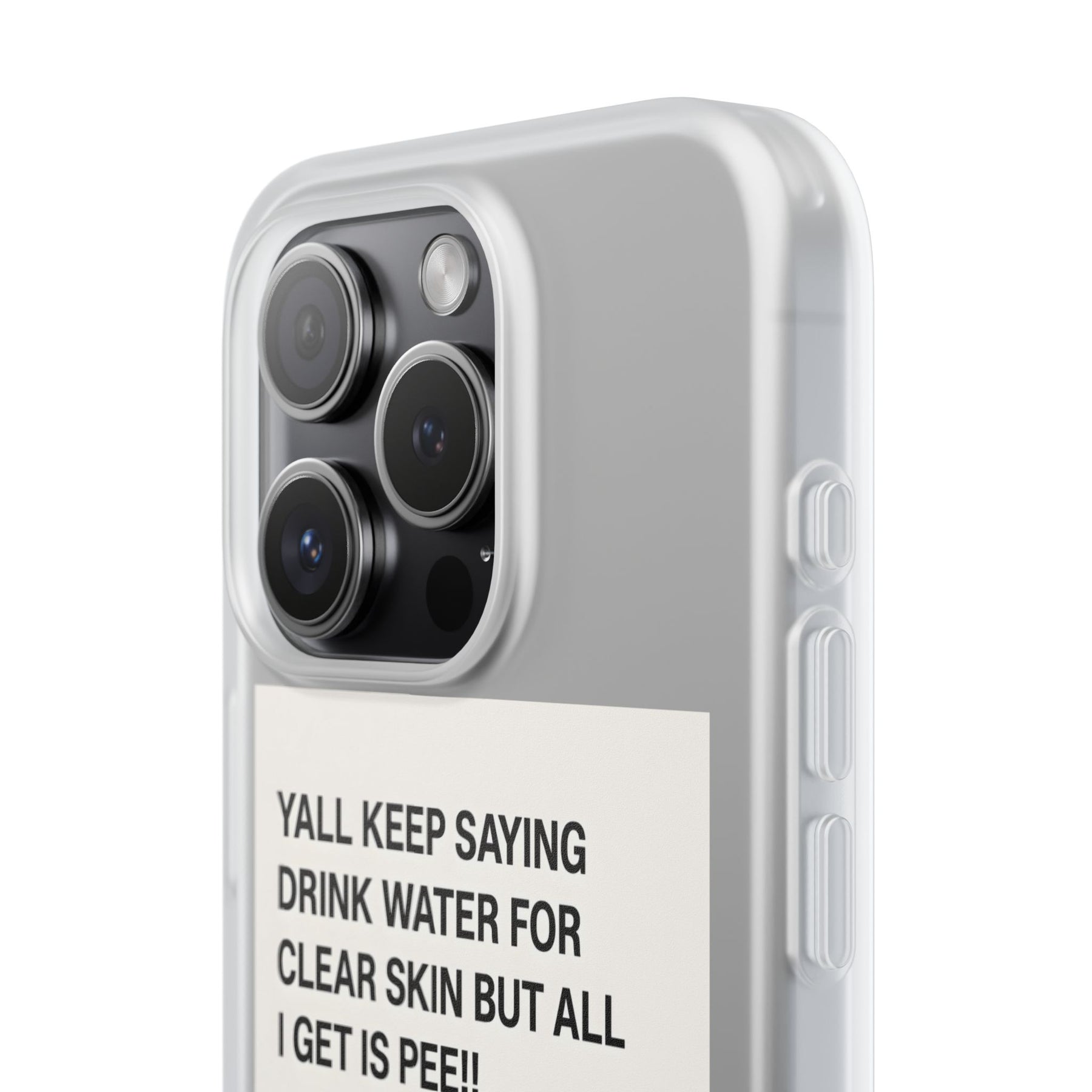 Skincare Meme Handyhülle – „All I Get Is Pee!“ | Selfcare mit Humor-Phone Case-True Insights