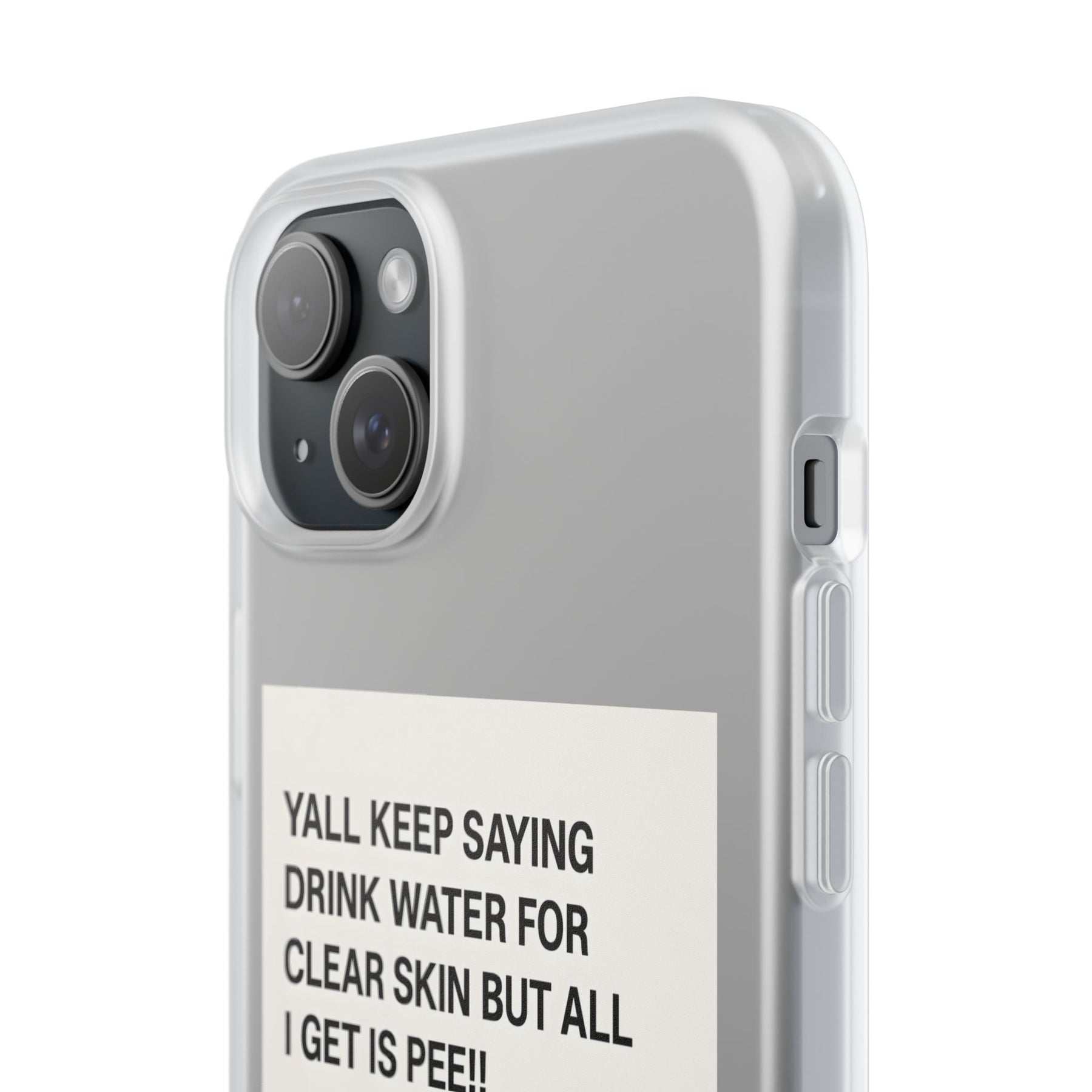 Skincare Meme Handyhülle – „All I Get Is Pee!“ | Selfcare mit Humor-Phone Case-True Insights