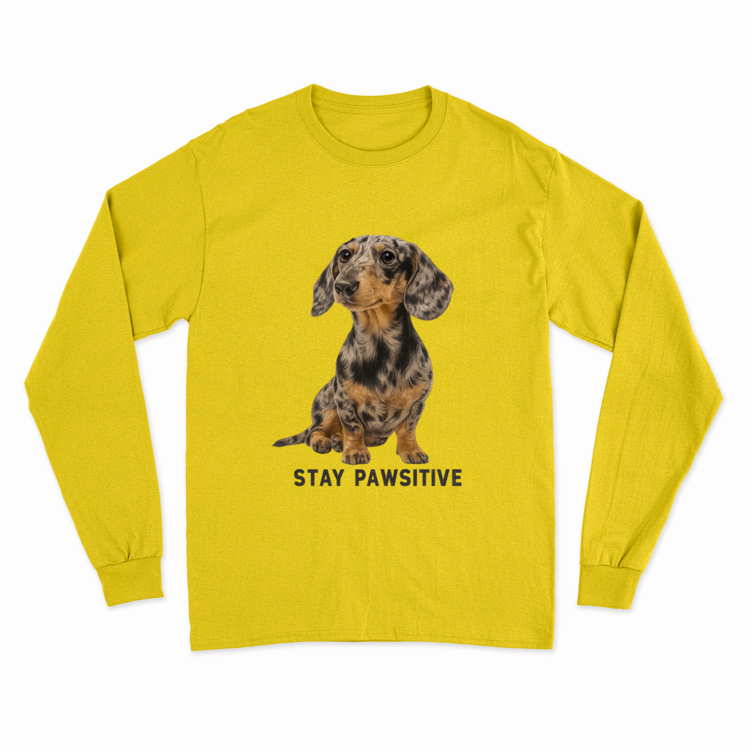 Stay Pawsitive Sweatshirt – Dackel-Power für warme, positive Tage-Sweatshirt-True Insights