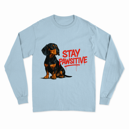 Stay Pawsitive Sweatshirt – Dackel-Power für warme, positive Tage-Sweatshirt-True Insights