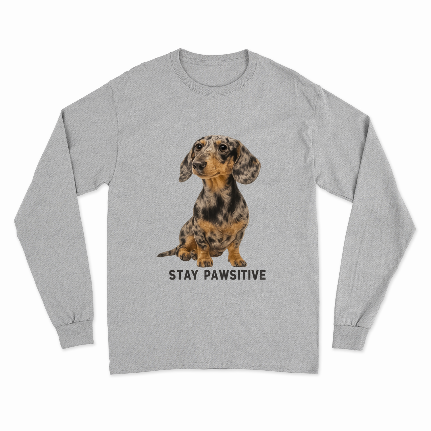 Stay Pawsitive Sweatshirt – Dackel-Power für warme, positive Tage-Sweatshirt-True Insights