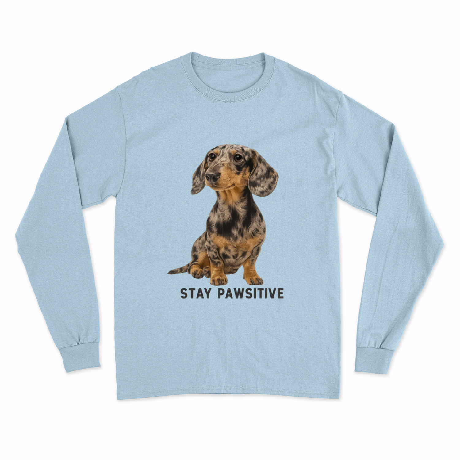 Stay Pawsitive Sweatshirt – Dackel-Power für warme, positive Tage-Sweatshirt-True Insights