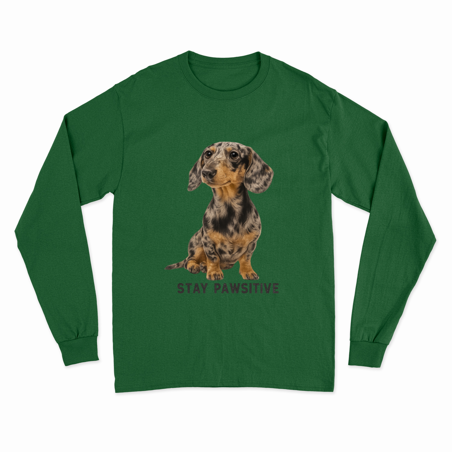 Stay Pawsitive Sweatshirt – Dackel-Power für warme, positive Tage-Sweatshirt-True Insights