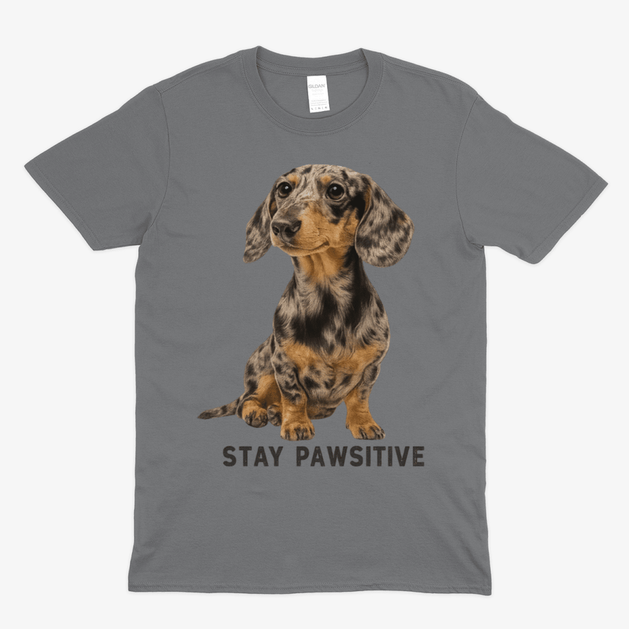 Stay Pawsitive T-Shirt – Dackel-Motiv für gute Laune & positive Vibes-T-Shirt-True Insights
