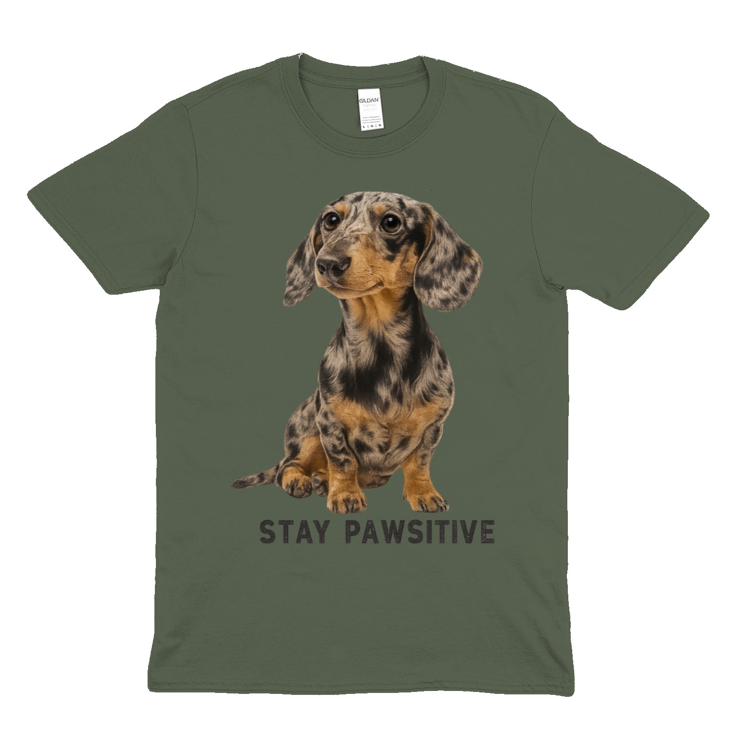 Stay Pawsitive T-Shirt – Dackel-Motiv für gute Laune & positive Vibes-T-Shirt-True Insights