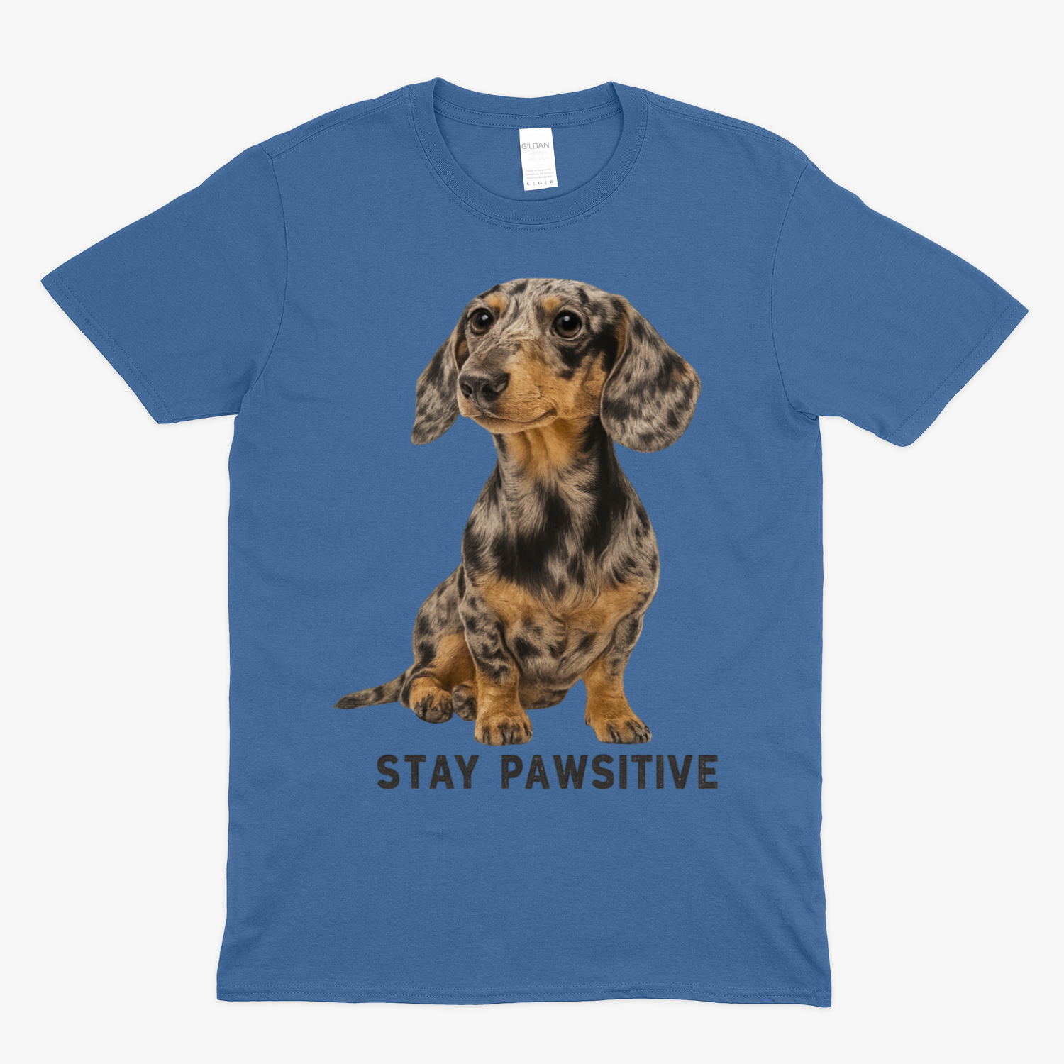 Stay Pawsitive T-Shirt – Dackel-Motiv für gute Laune & positive Vibes-T-Shirt-True Insights