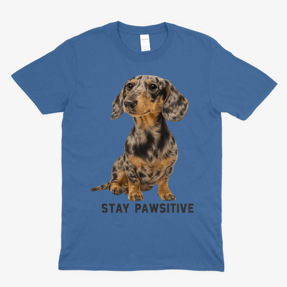 Stay Pawsitive T-Shirt – Dackel-Motiv für gute Laune & positive Vibes-T-Shirt-True Insights