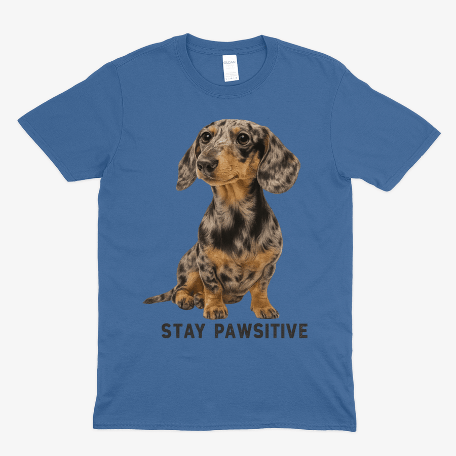 Stay Pawsitive T-Shirt – Dackel-Motiv für gute Laune & positive Vibes-T-Shirt-True Insights