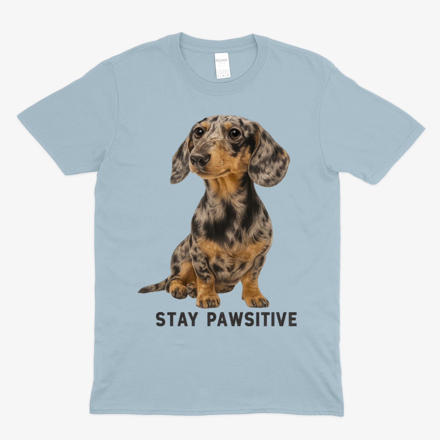Stay Pawsitive T-Shirt – Dackel-Motiv für gute Laune & positive Vibes-T-Shirt-True Insights