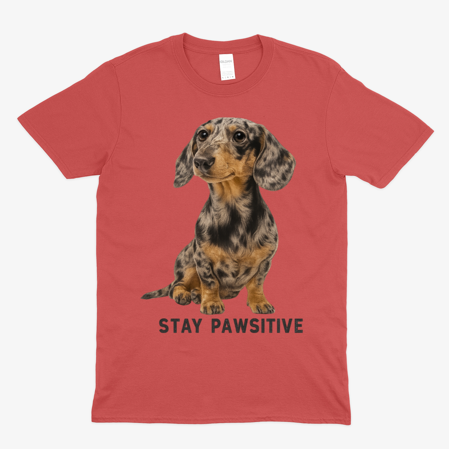 Stay Pawsitive T-Shirt – Dackel-Motiv für gute Laune & positive Vibes-T-Shirt-True Insights