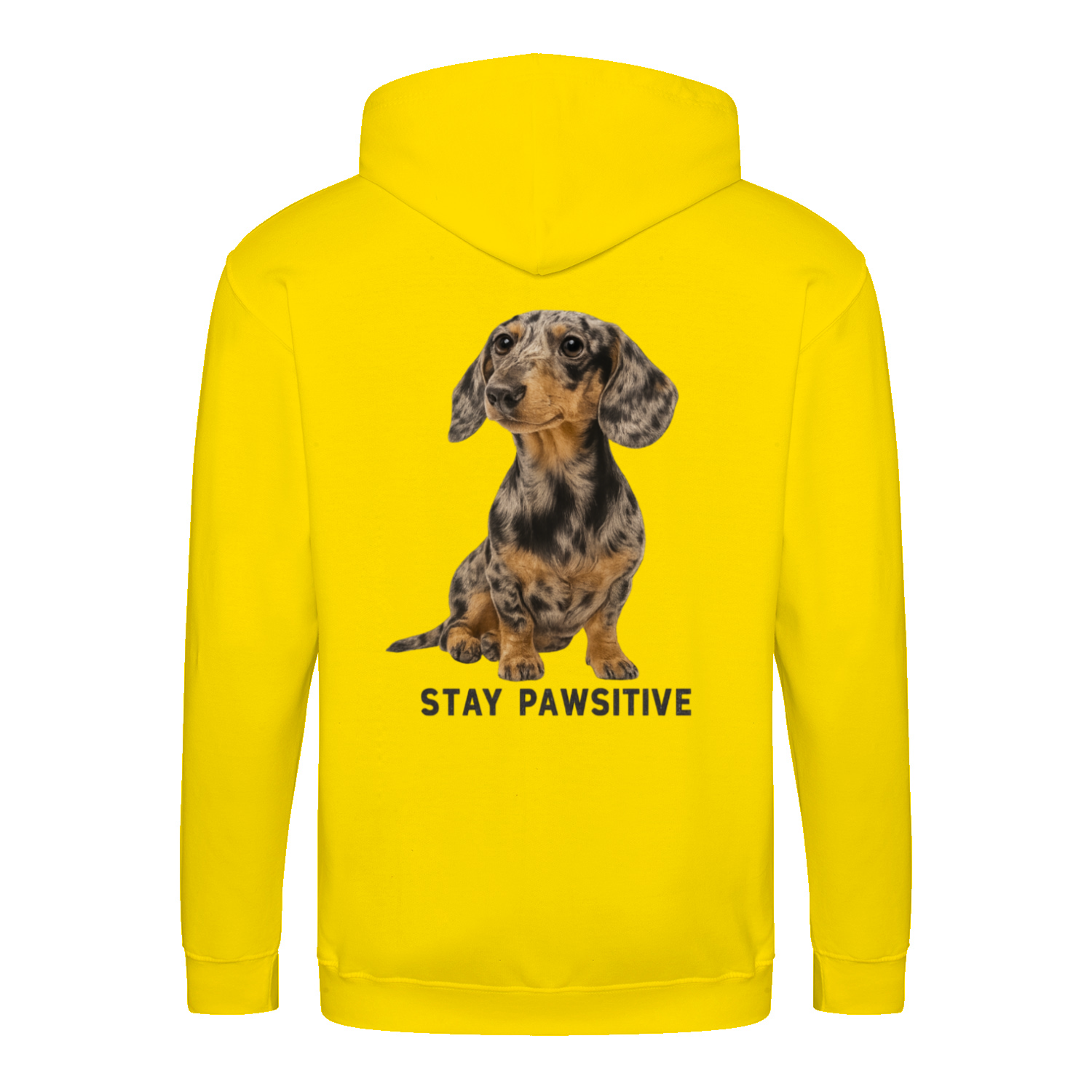 Stay Pawsitive Zip Hoodie – Dackel-Chic mit positiver Energie-Zip Hoodie-True Insights