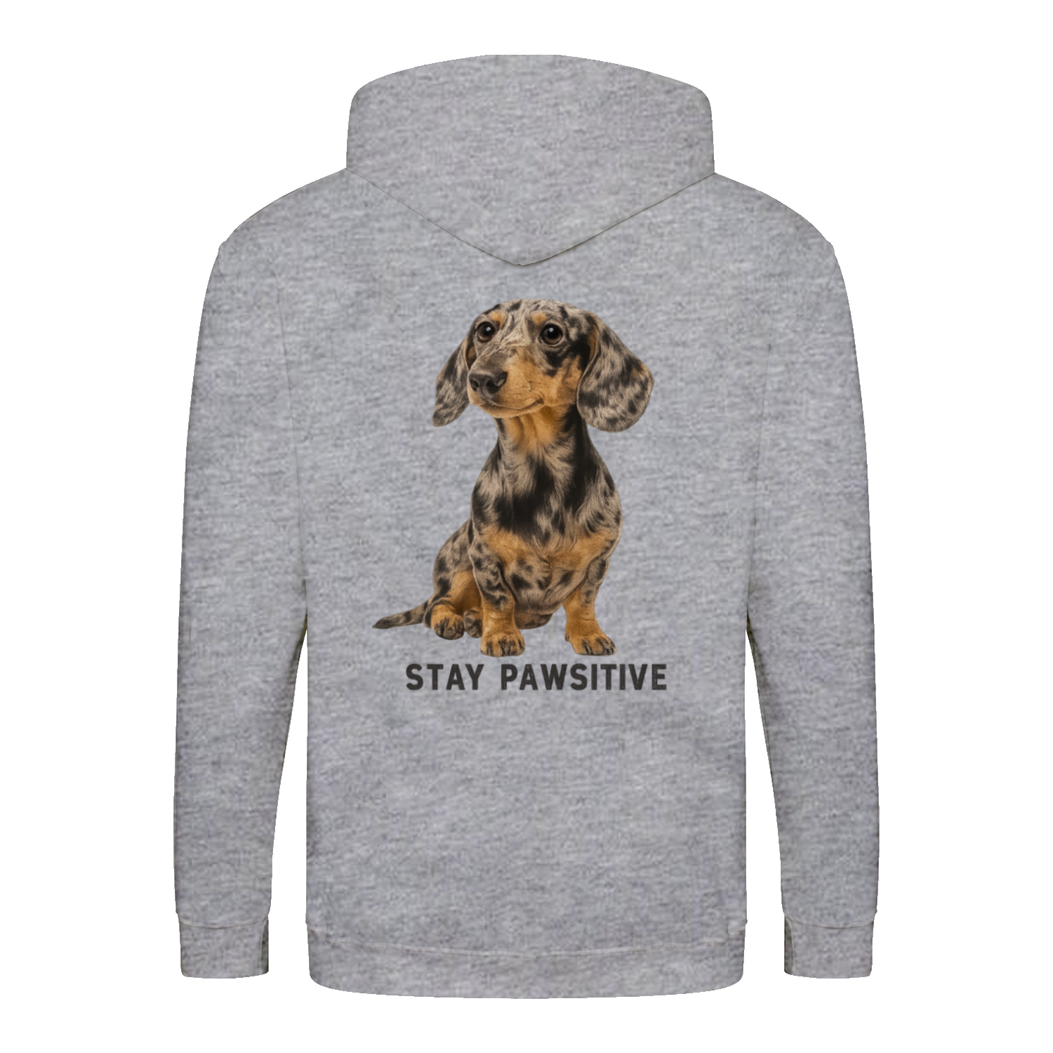 Stay Pawsitive Zip Hoodie – Dackel-Chic mit positiver Energie-Zip Hoodie-True Insights