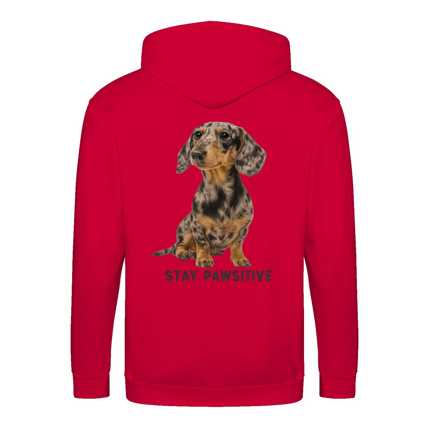 Stay Pawsitive Zip Hoodie – Dackel-Chic mit positiver Energie-Zip Hoodie-True Insights
