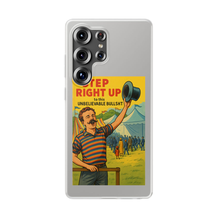 Step Right Up – Satirische Vintage-Handyhülle mit Jahrmarkt-Motiv & ironischem Statement-Phone Case-True Insights