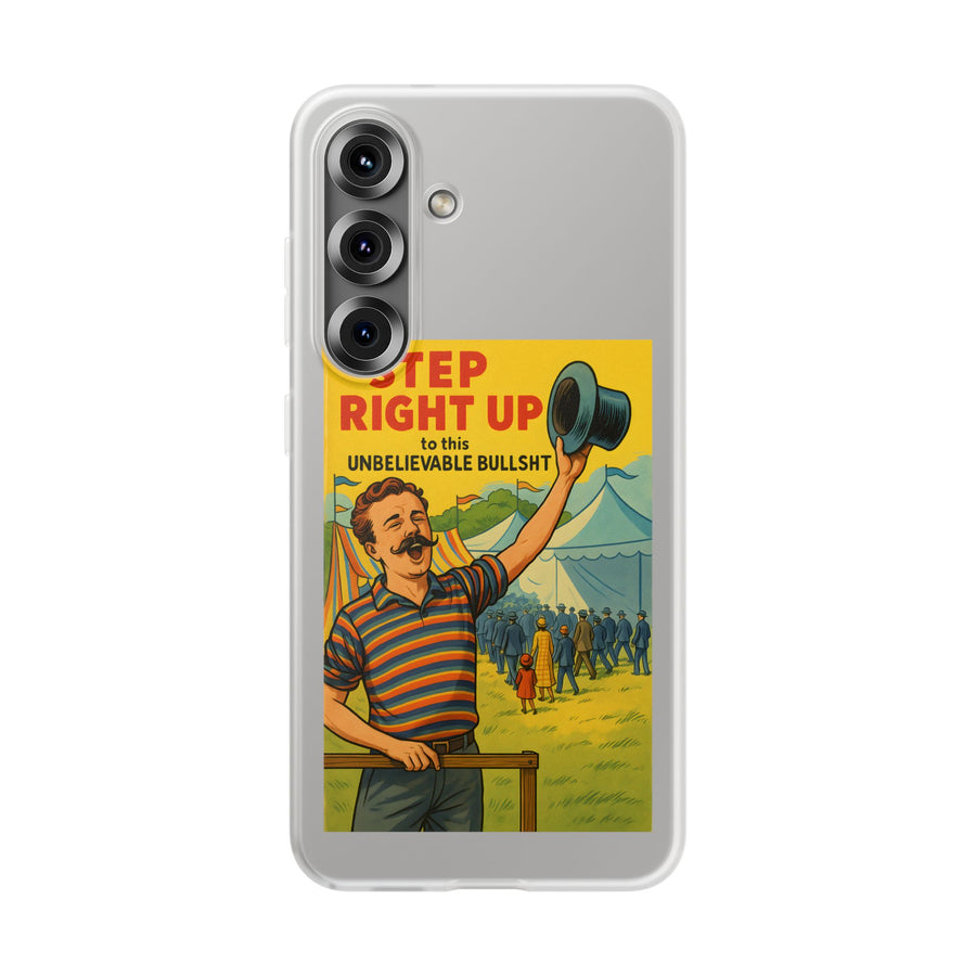 Step Right Up – Satirische Vintage-Handyhülle mit Jahrmarkt-Motiv & ironischem Statement-Phone Case-True Insights