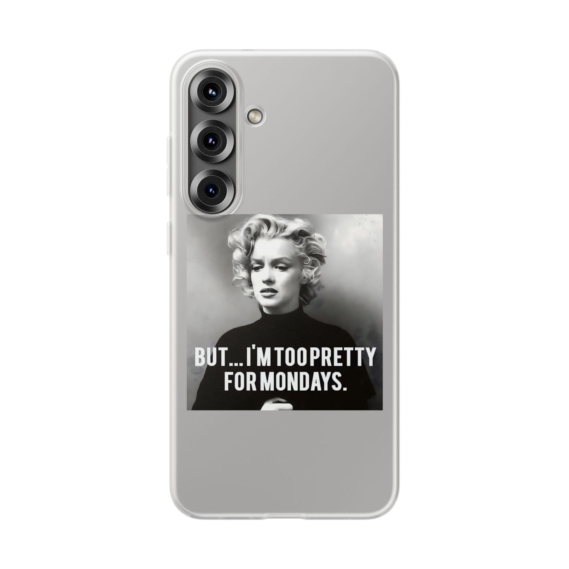 Vintage Motiv – Stylische Retro-Hülle mit ironischem Montags-Statement. Schlank, schützend & kabellos ladbar – für alle, die Montage hassen. | True Insights Design mit Humor
