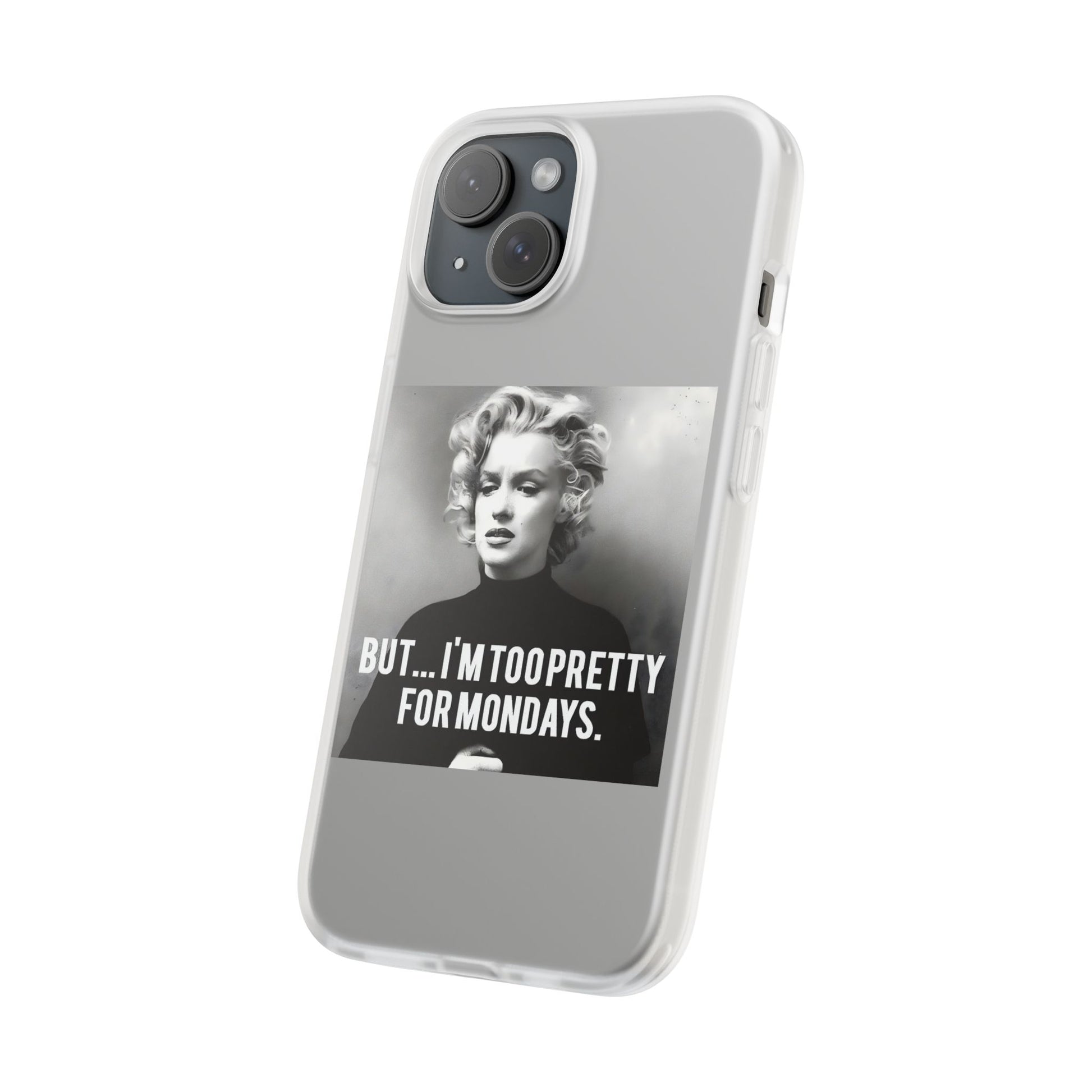 Vintage Motiv – Stylische Retro-Hülle mit ironischem Montags-Statement. Schlank, schützend & kabellos ladbar – für alle, die Montage hassen. | True Insights Design mit Humor