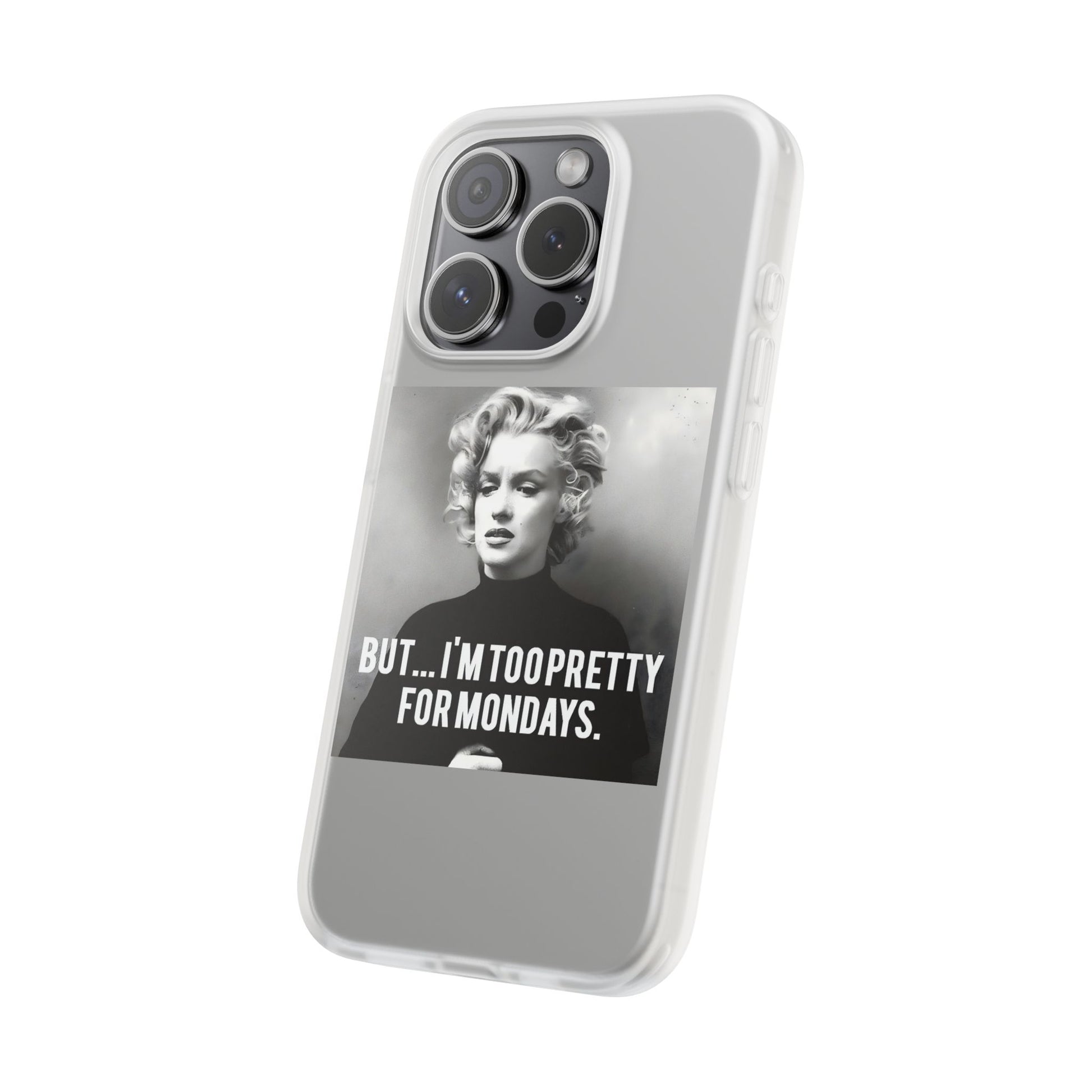 Vintage Motiv – Stylische Retro-Hülle mit ironischem Montags-Statement. Schlank, schützend & kabellos ladbar – für alle, die Montage hassen. | True Insights Design mit Humor