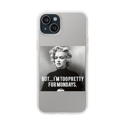 Vintage Motiv – Stylische Retro-Hülle mit ironischem Montags-Statement. Schlank, schützend & kabellos ladbar – für alle, die Montage hassen. | True Insights Design mit Humor