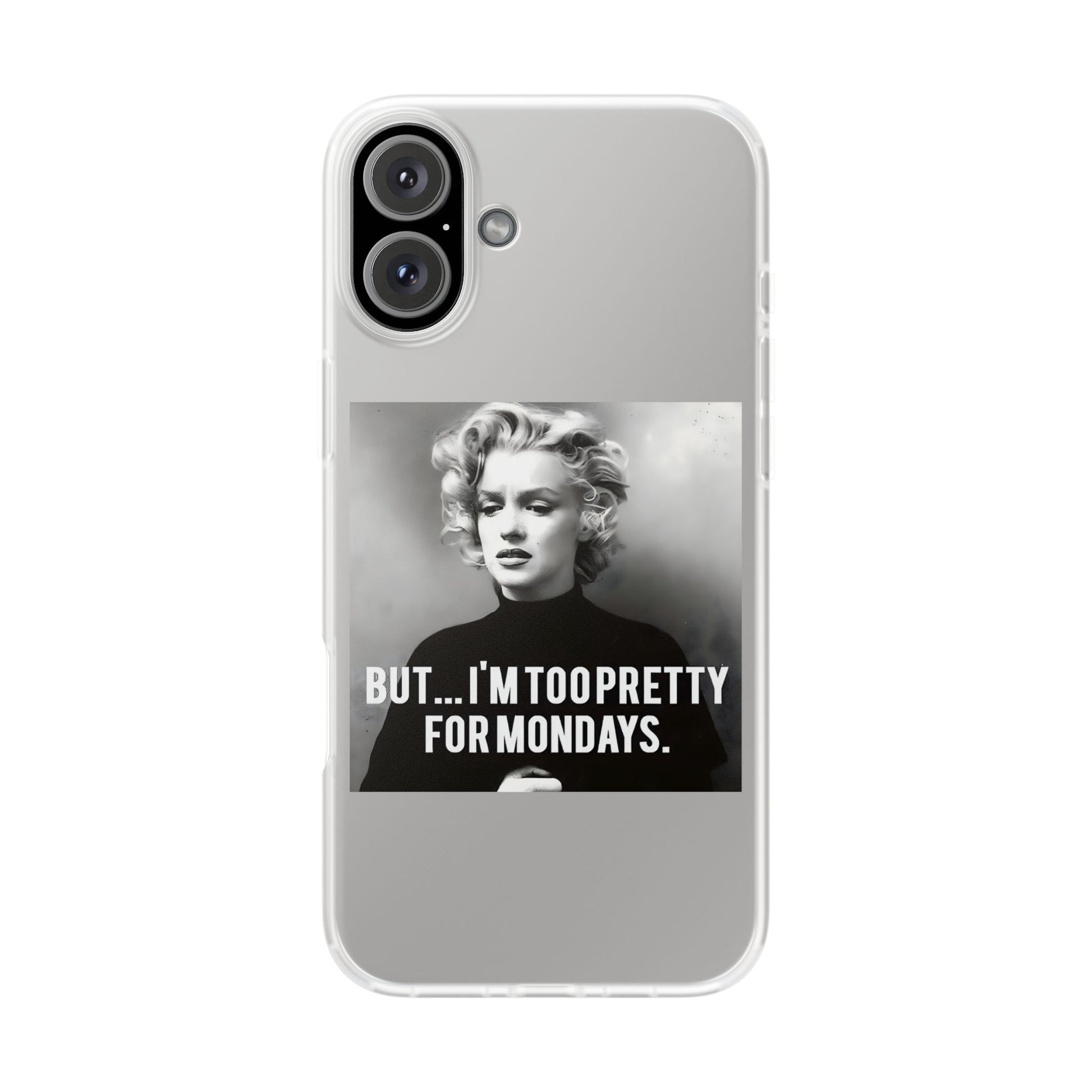Vintage Motiv – Stylische Retro-Hülle mit ironischem Montags-Statement. Schlank, schützend & kabellos ladbar – für alle, die Montage hassen. | True Insights Design mit Humor