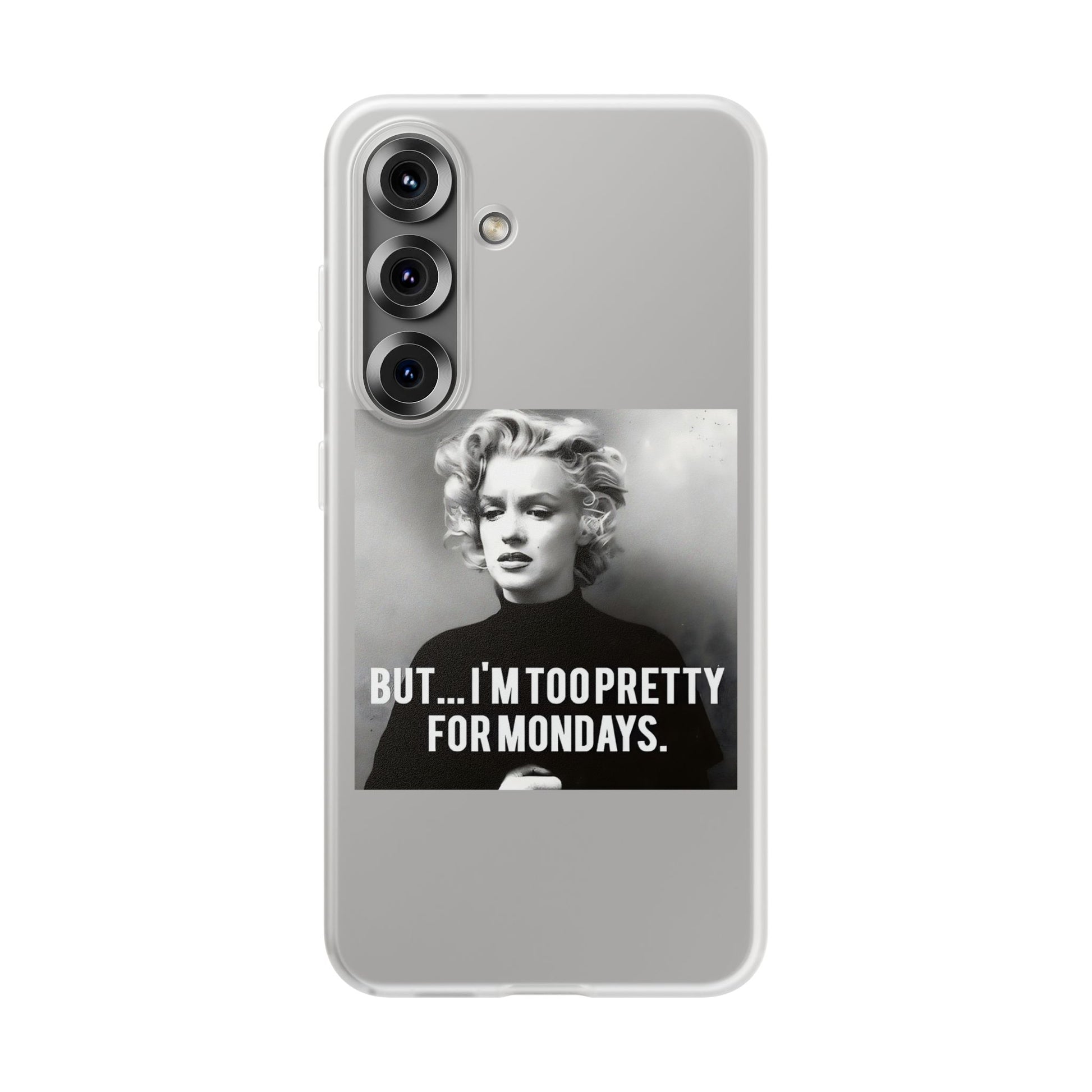 Vintage Motiv – Stylische Retro-Hülle mit ironischem Montags-Statement. Schlank, schützend & kabellos ladbar – für alle, die Montage hassen. | True Insights Design mit Humor