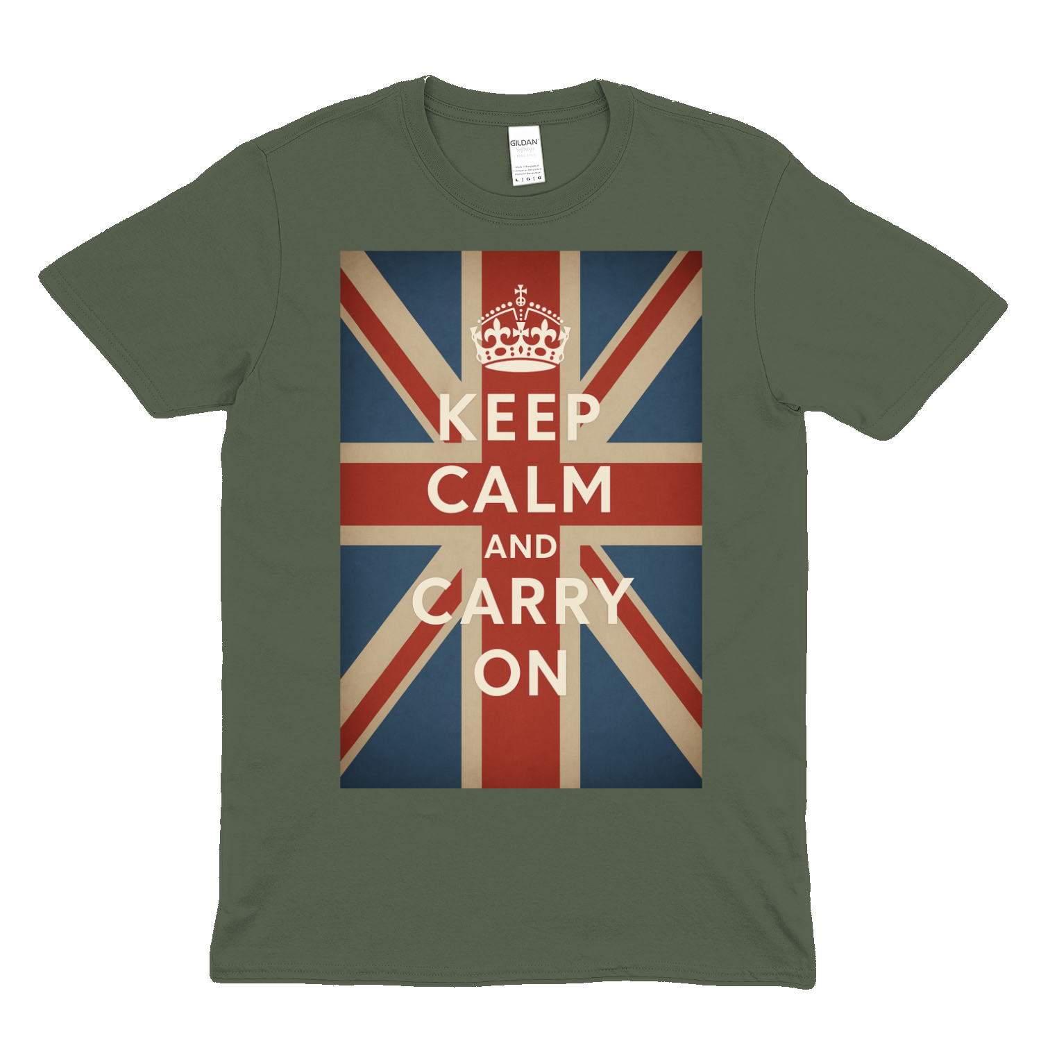T-Shirt – „Keep Calm and Carry On“-True Insights