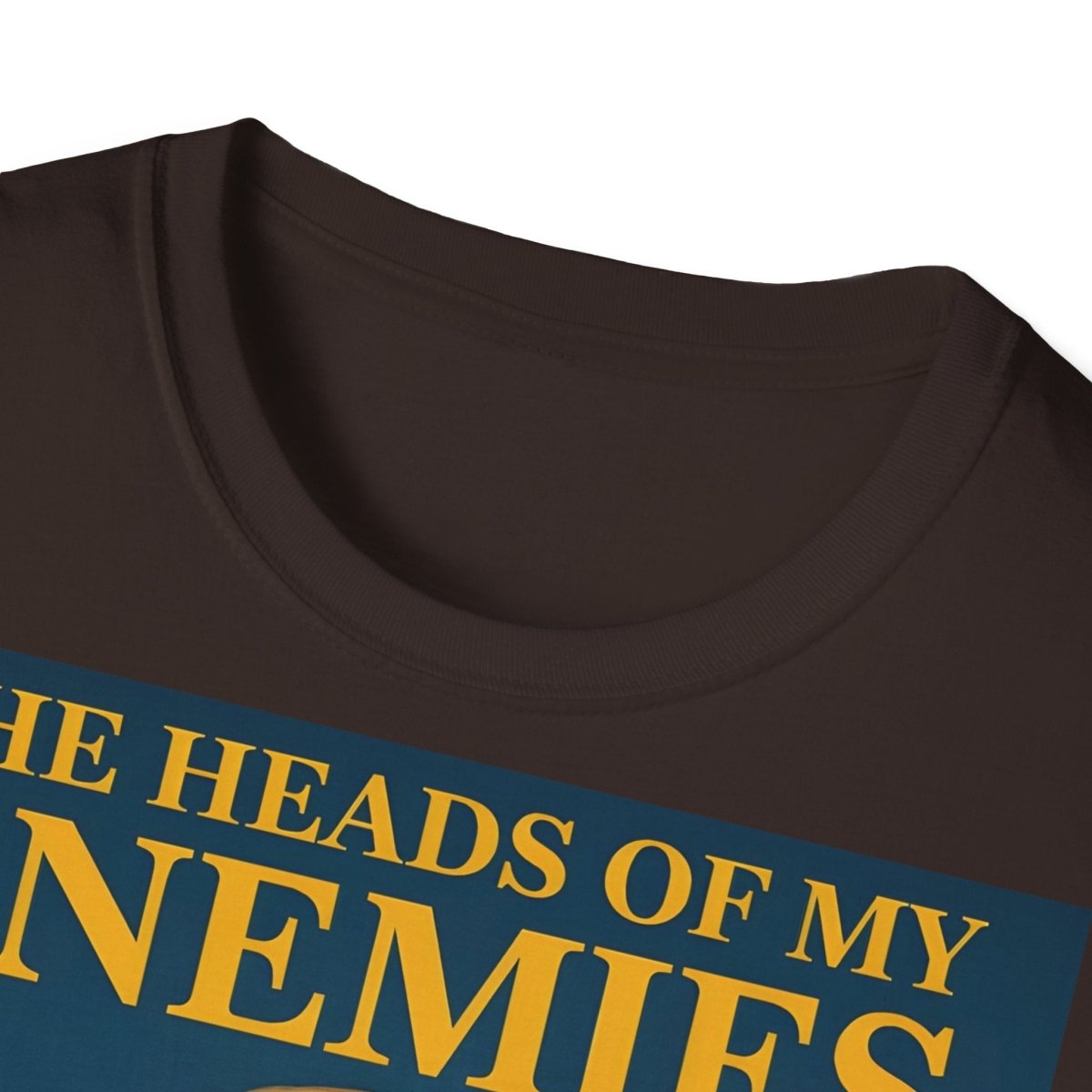 T-Shirt „The Heads of My Enemies“ – Retro-Satire mit Kinderbuch-Flair – Freches Satire-Design für mutige Statements | True Insights