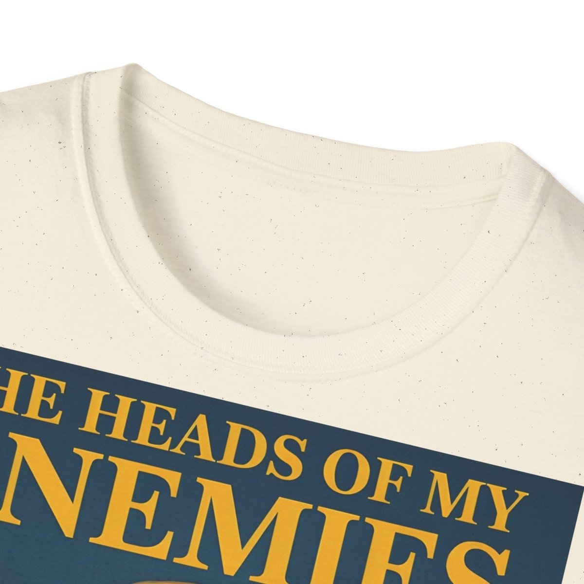 T-Shirt „The Heads of My Enemies“ – Retro-Satire mit Kinderbuch-Flair – Freches Satire-Design für mutige Statements | True Insights