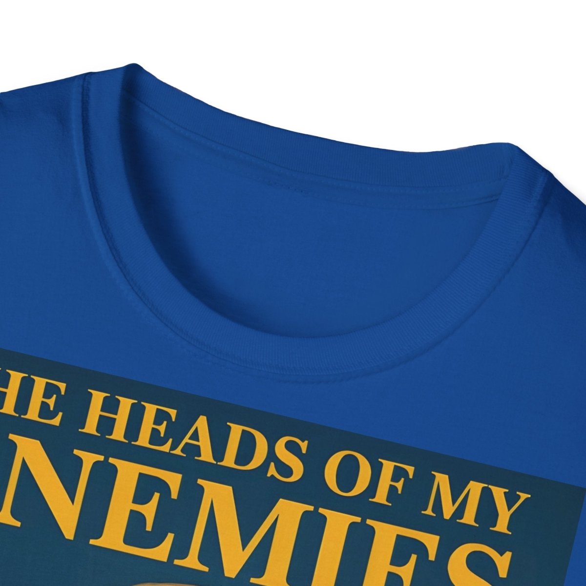 T-Shirt „The Heads of My Enemies“ – Retro-Satire mit Kinderbuch-Flair – Freches Satire-Design für mutige Statements | True Insights