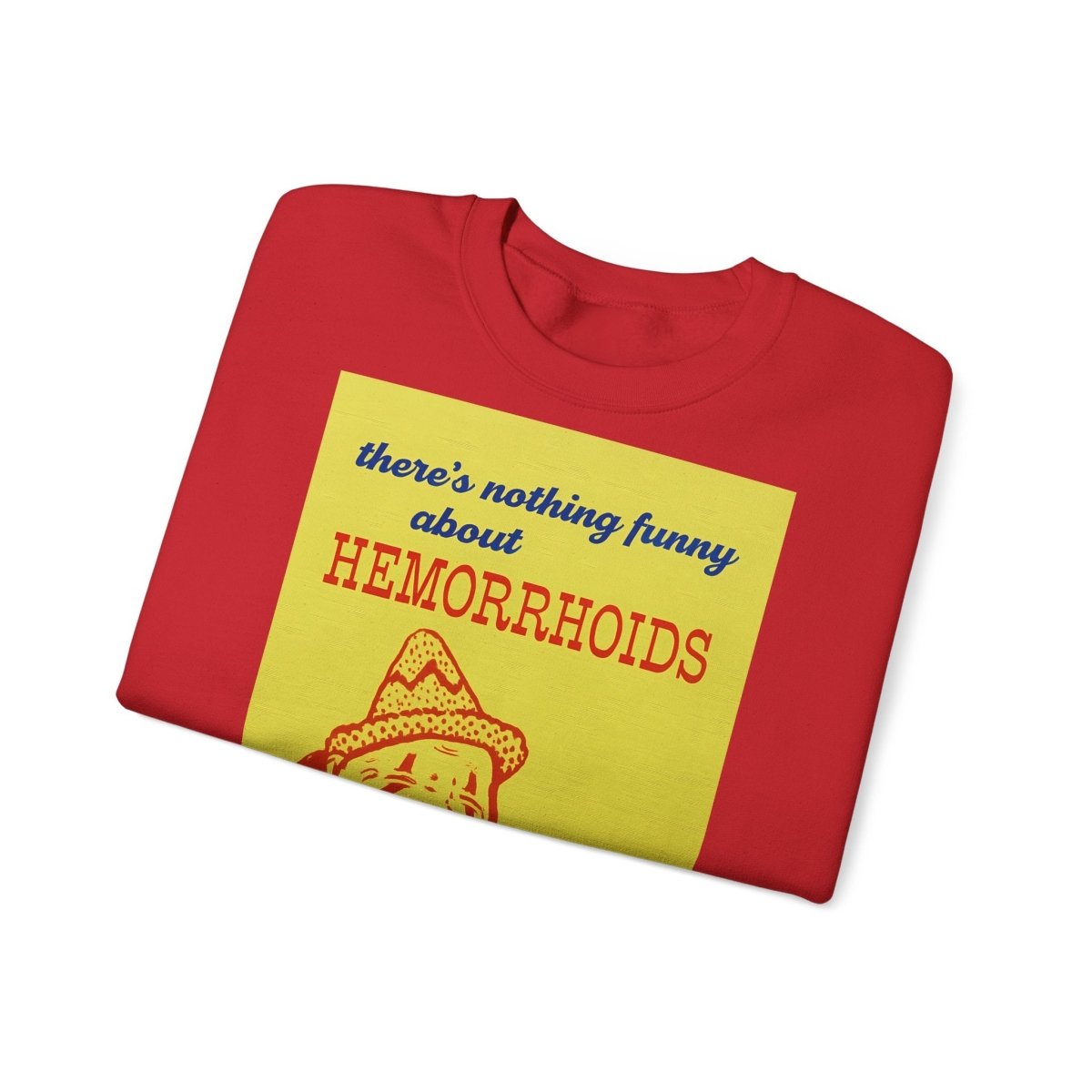 Sweatshirt – There's Nothing Funny About Hemorrhoids – Satire-Hoodie mit Clown-Motiv | True Insights Design mit Humor