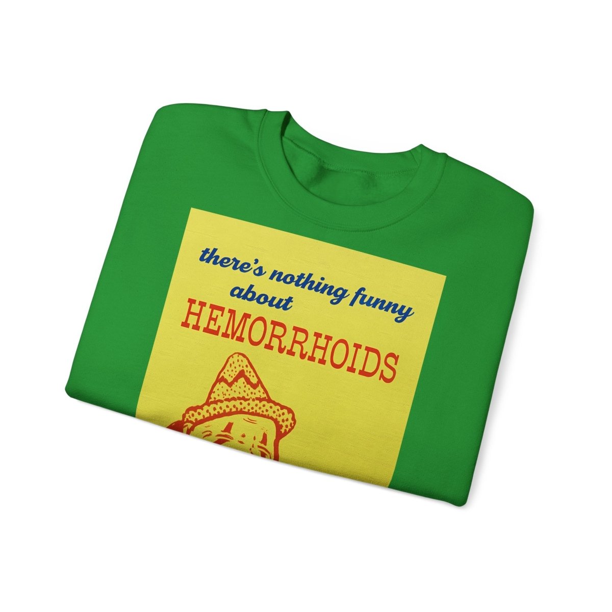 Sweatshirt – There's Nothing Funny About Hemorrhoids – Satire-Hoodie mit Clown-Motiv | True Insights Design mit Humor