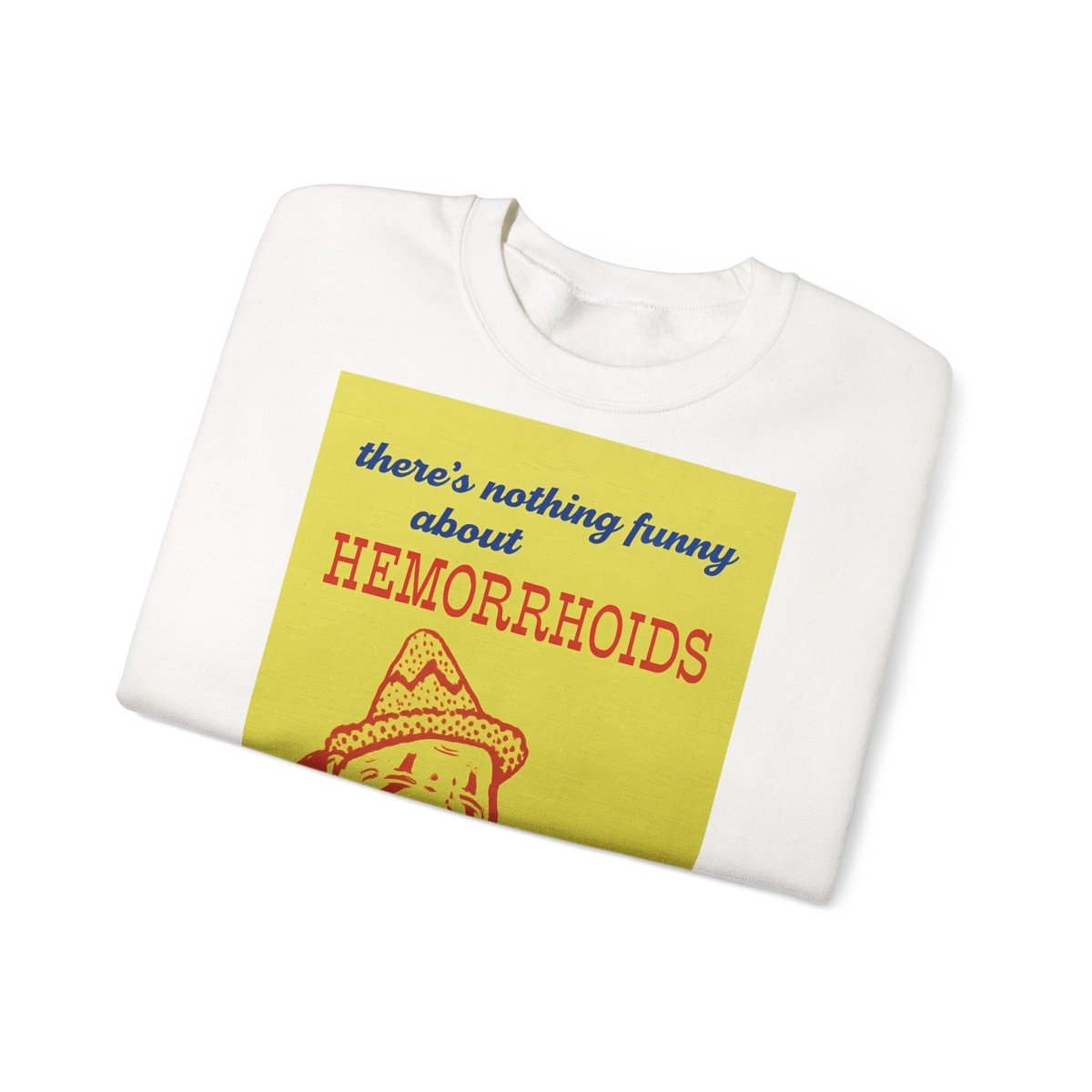 Sweatshirt – There's Nothing Funny About Hemorrhoids – Satire-Hoodie mit Clown-Motiv | True Insights Design mit Humor