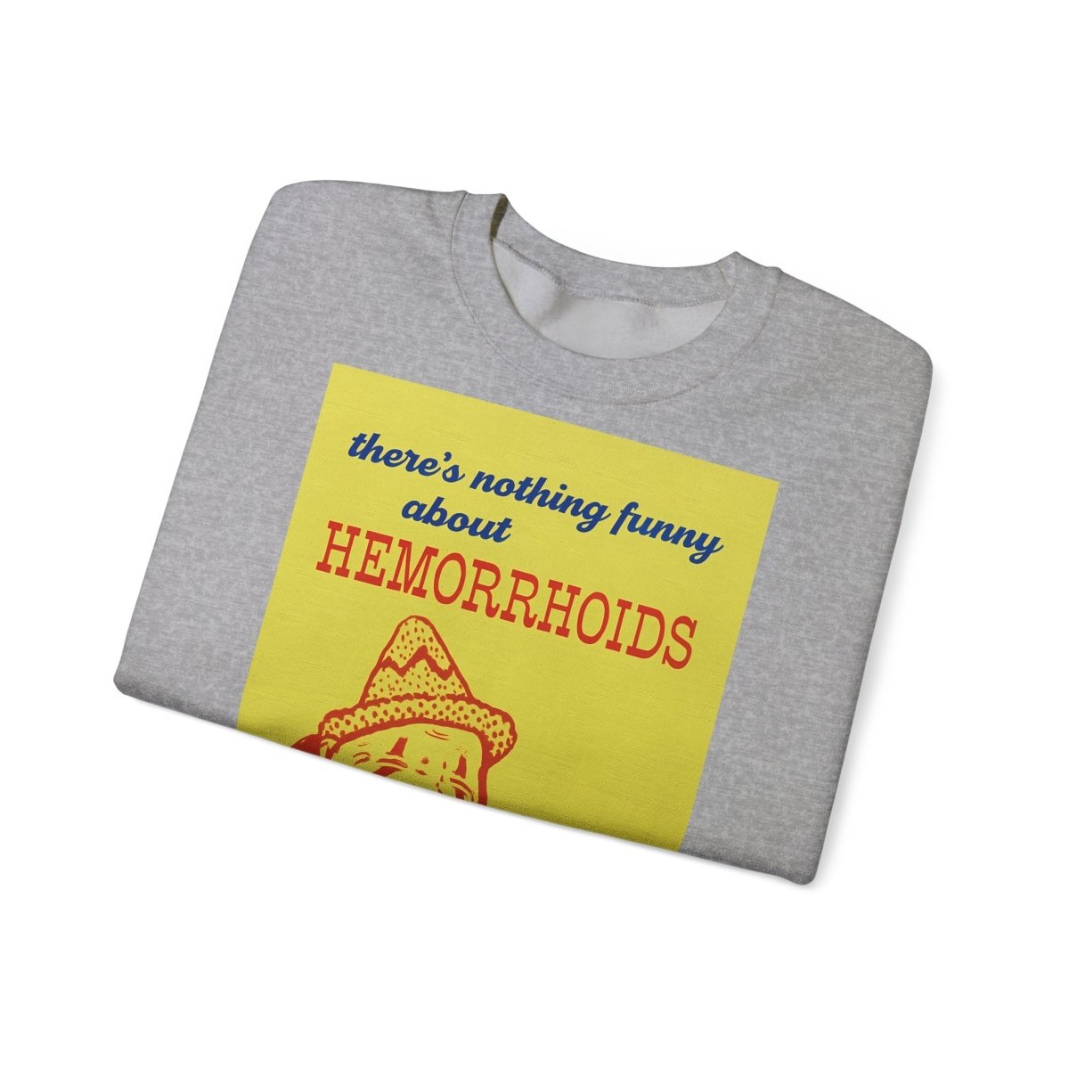 Sweatshirt – There's Nothing Funny About Hemorrhoids – Satire-Hoodie mit Clown-Motiv | True Insights Design mit Humor