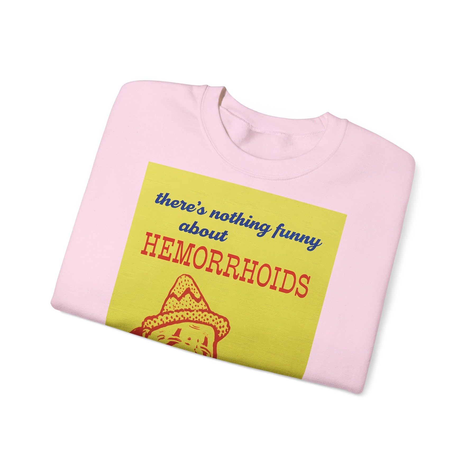 Sweatshirt – There's Nothing Funny About Hemorrhoids – Satire-Hoodie mit Clown-Motiv | True Insights Design mit Humor