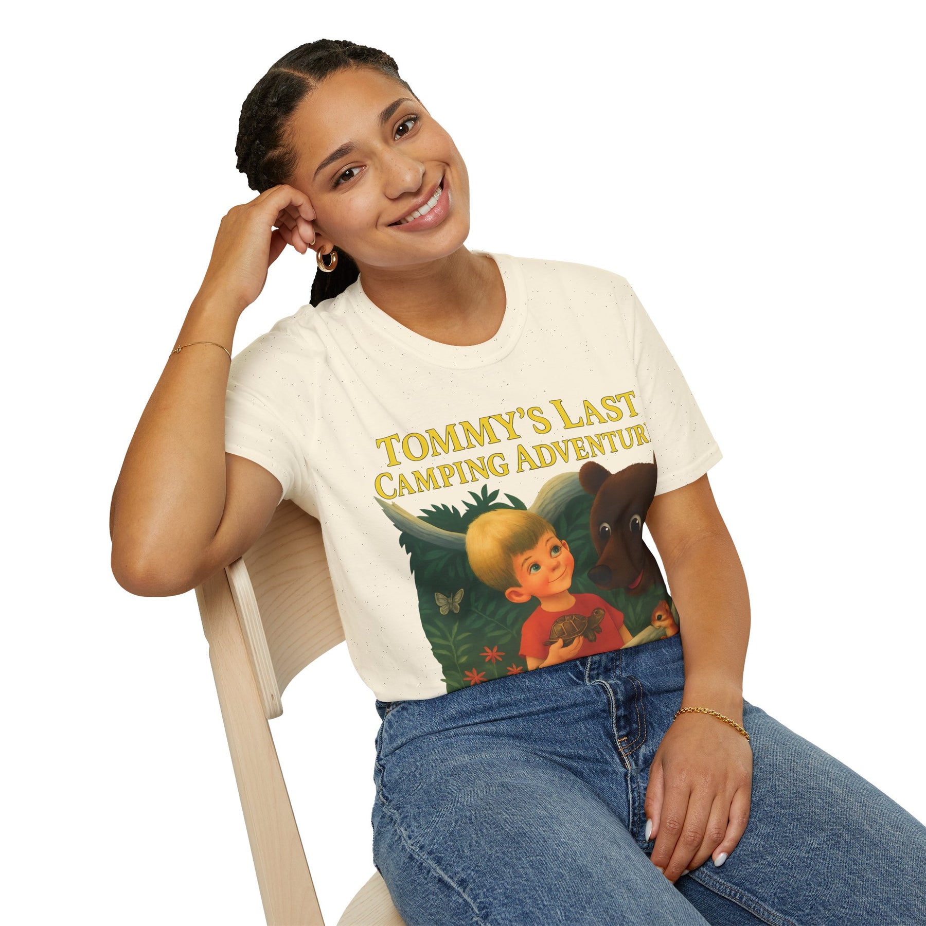 Tommy’s Last Camping Adventure – süß trifft seltsam. – Freches Satire-Design für mutige Statements | True Insights