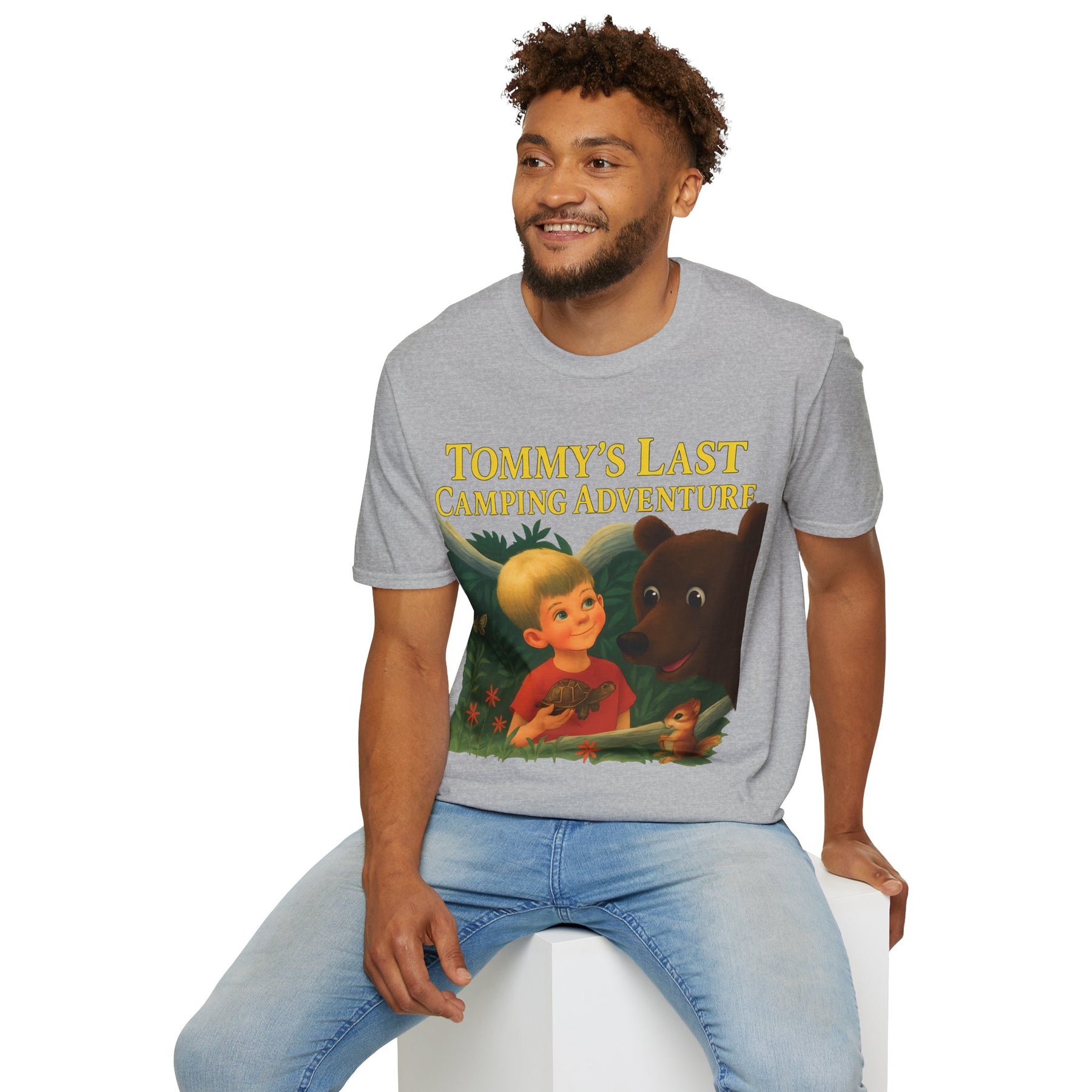 Tommy’s Last Camping Adventure – süß trifft seltsam. – Freches Satire-Design für mutige Statements | True Insights