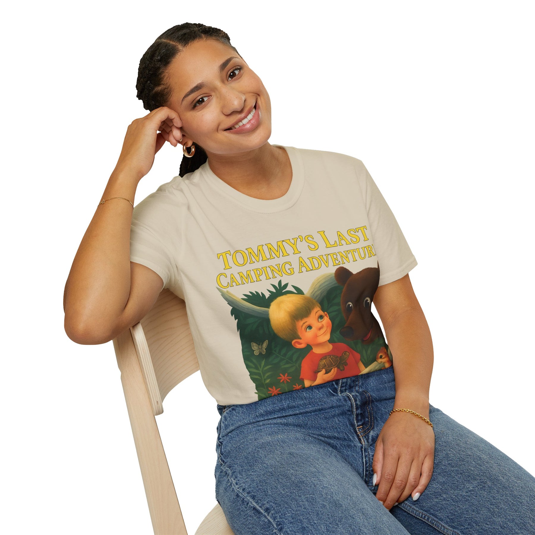 Tommy’s Last Camping Adventure – süß trifft seltsam. – Freches Satire-Design für mutige Statements | True Insights