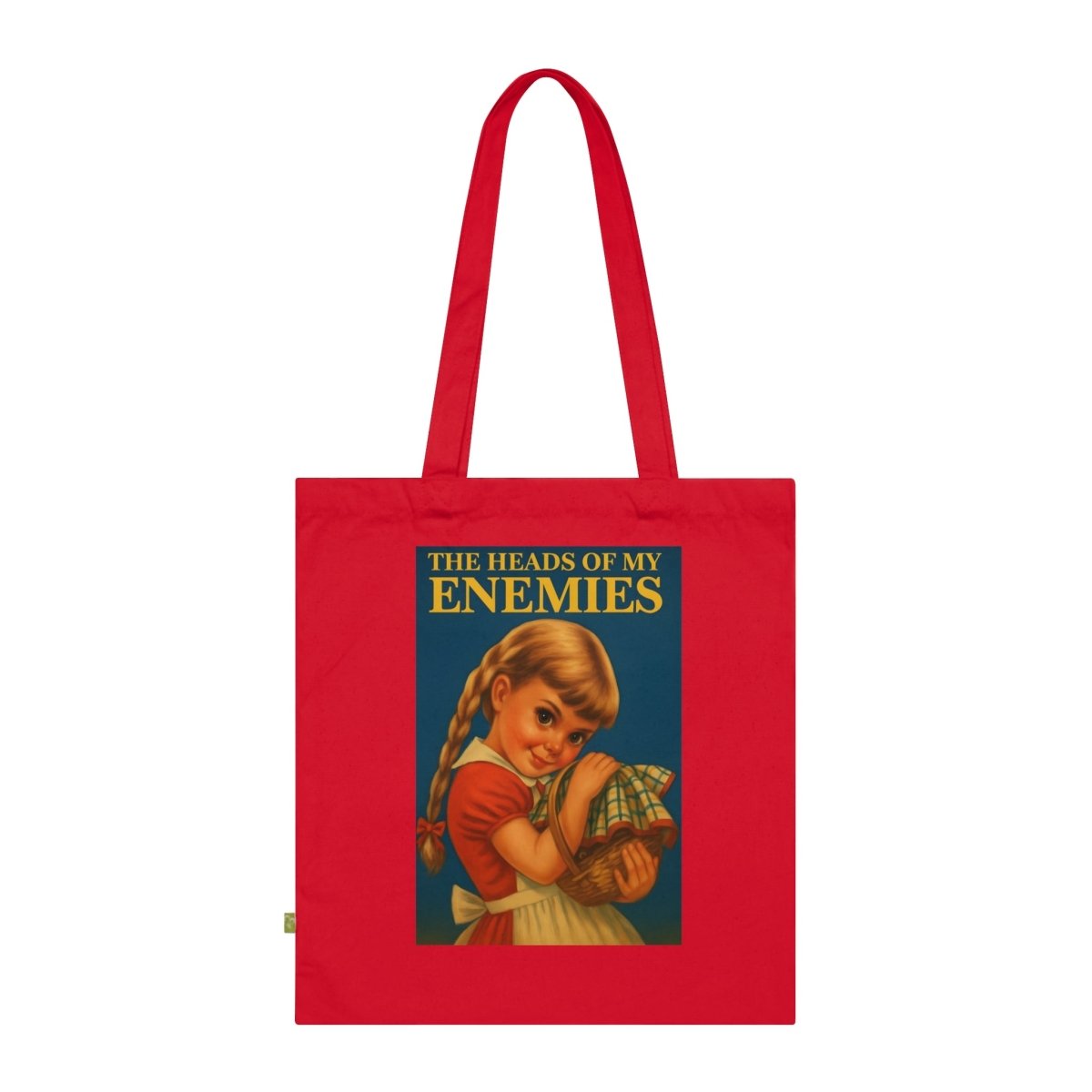 Totebag „The Heads of My Enemies“ – Ironisches Retro-Design mit Biss-Bags-True Insights