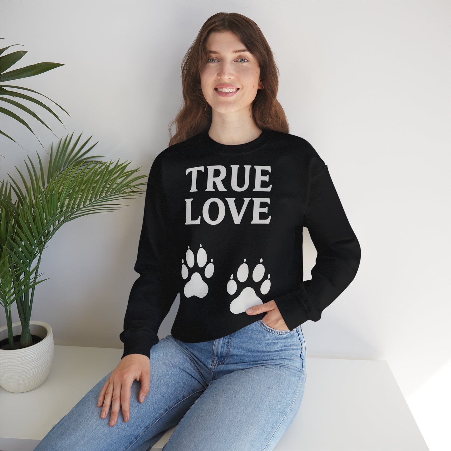 Sweatshirt – TRUE LOVE Sweatshirt | True Insights Design mit Humor