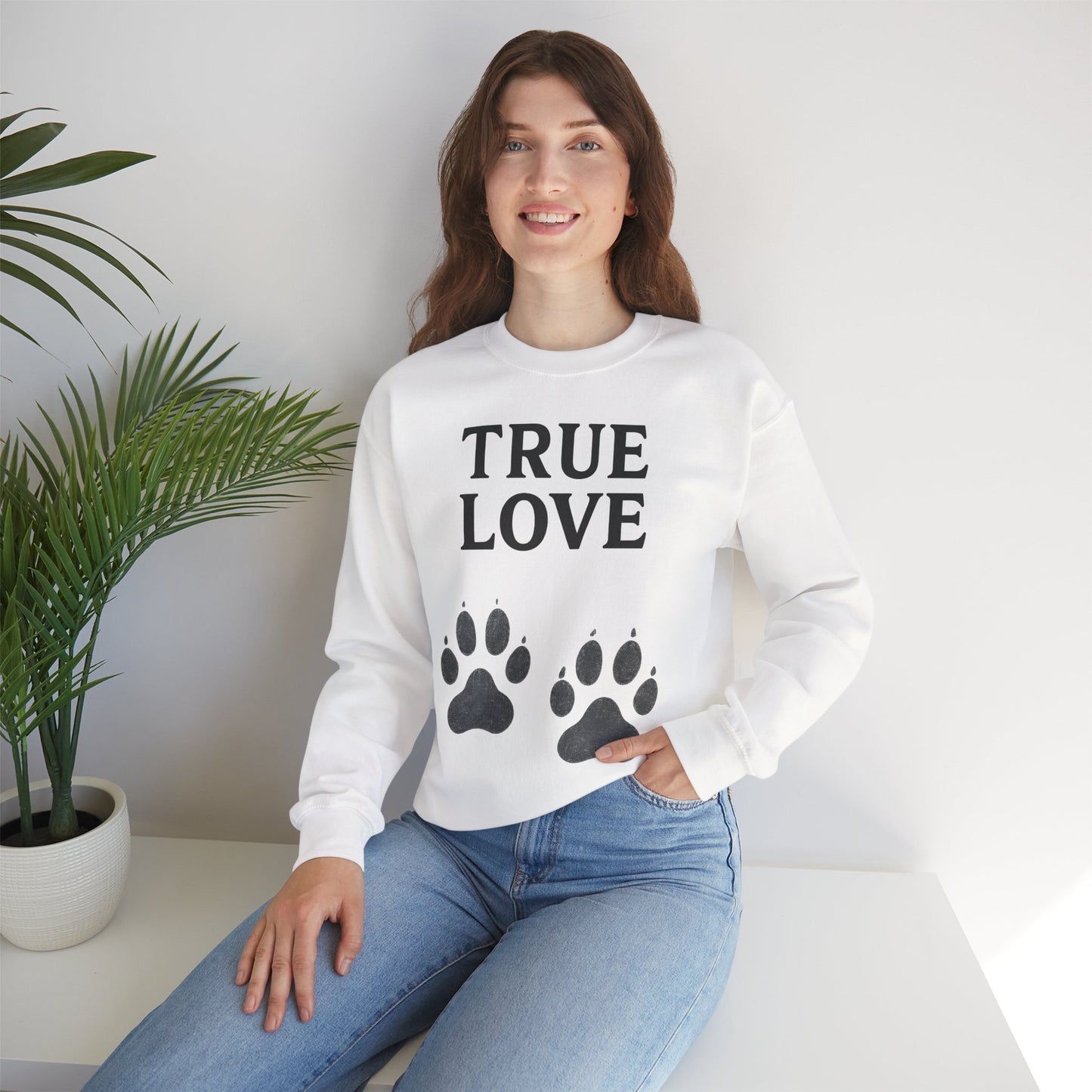 Sweatshirt – TRUE LOVE Sweatshirt | True Insights Design mit Humor