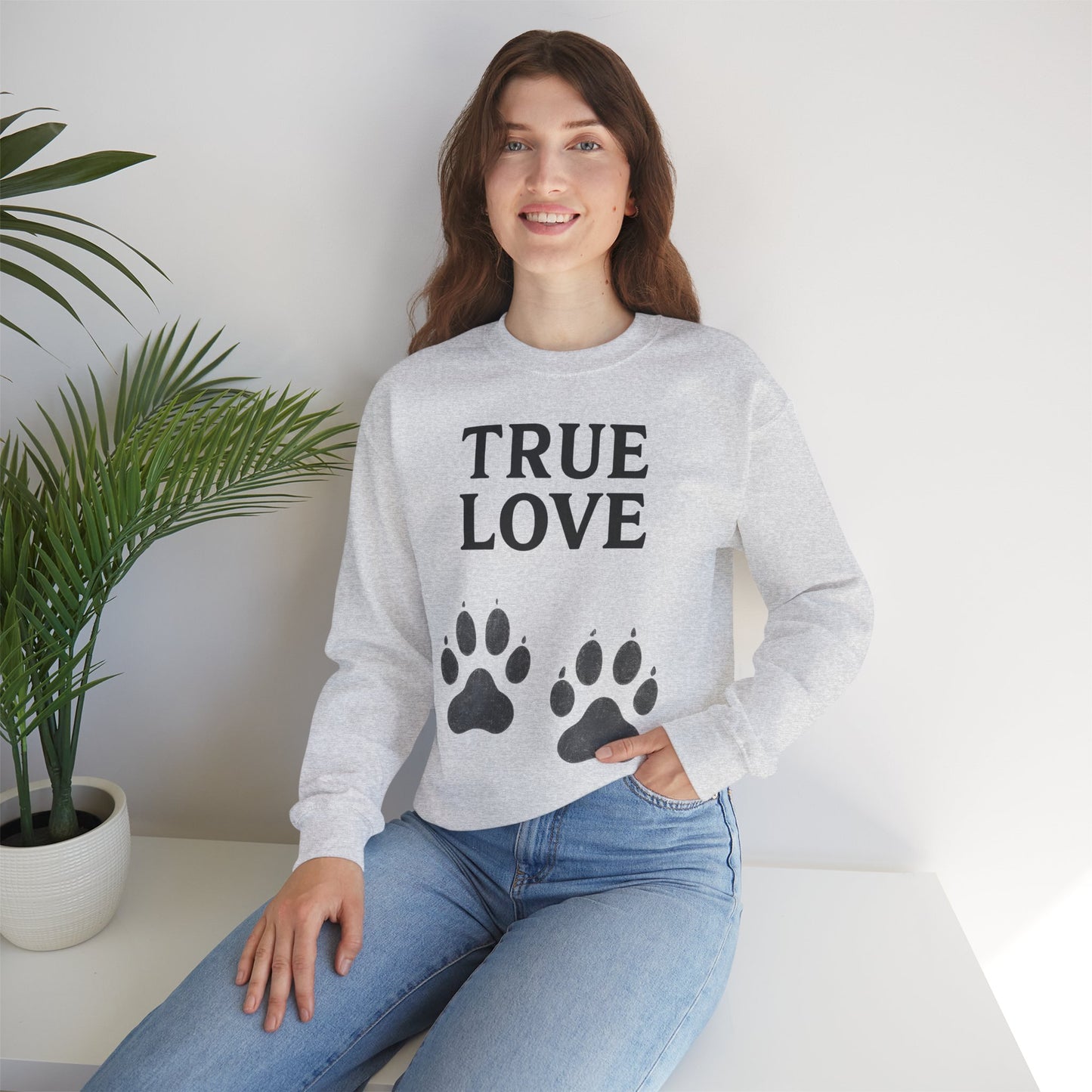 Sweatshirt – TRUE LOVE Sweatshirt | True Insights Design mit Humor