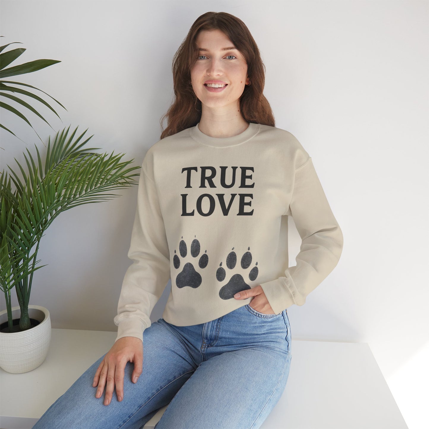 Sweatshirt – TRUE LOVE Sweatshirt | True Insights Design mit Humor