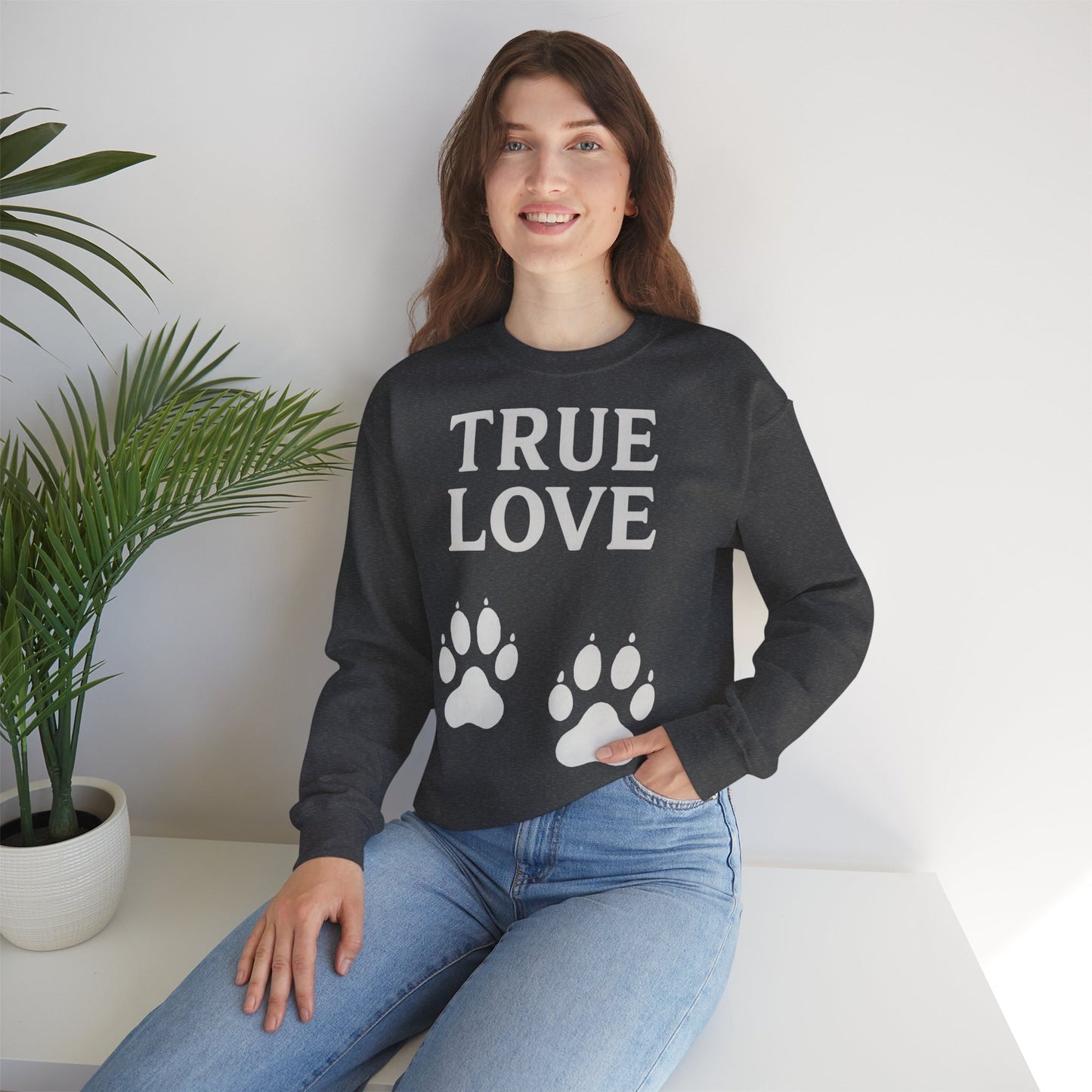 Sweatshirt – TRUE LOVE Sweatshirt | True Insights Design mit Humor