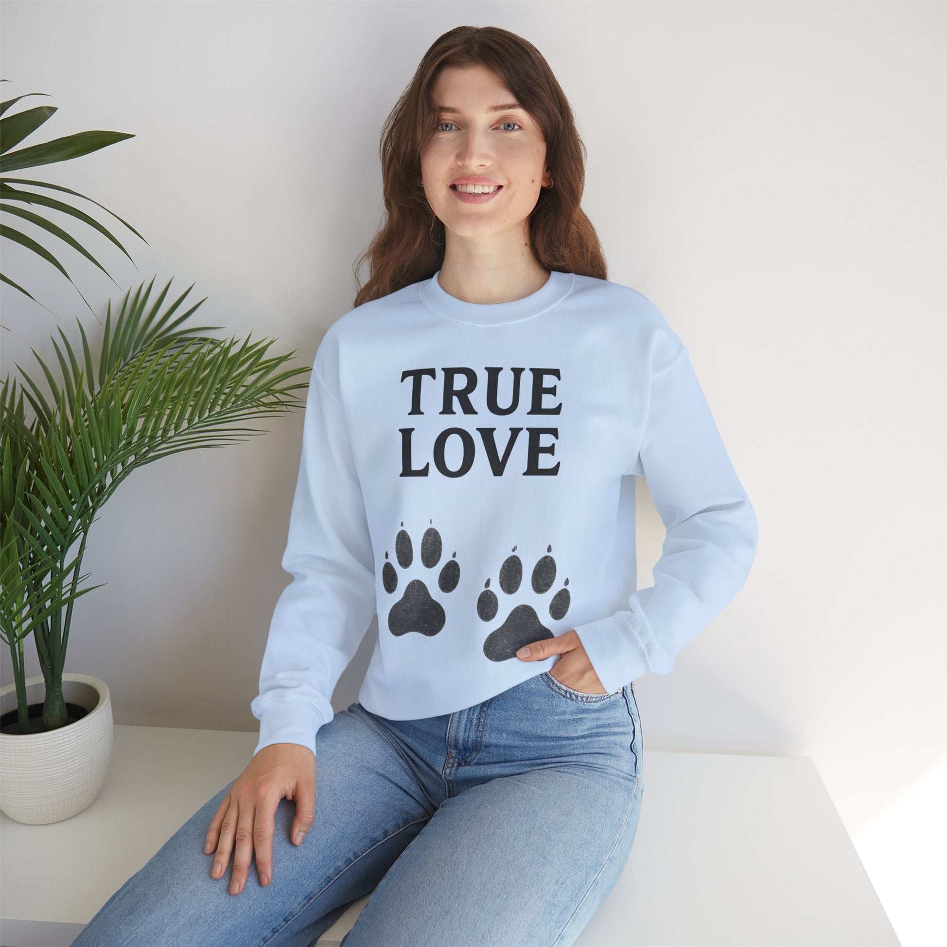 Sweatshirt – TRUE LOVE Sweatshirt | True Insights Design mit Humor