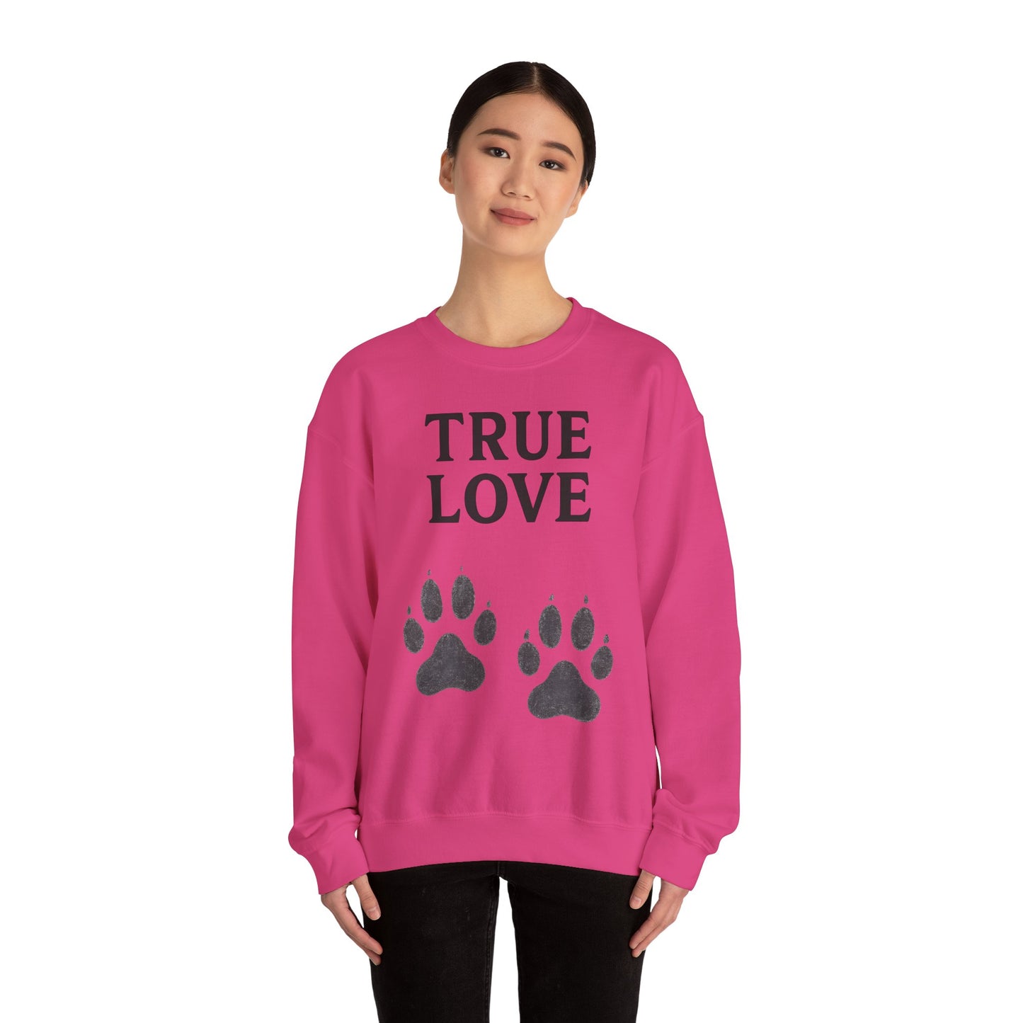 Sweatshirt – TRUE LOVE Sweatshirt | True Insights Design mit Humor