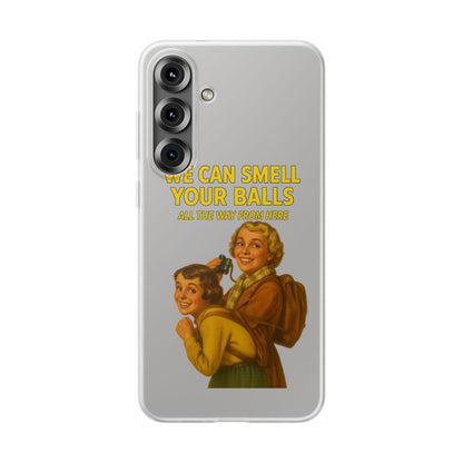 Unauffällig war gestern: Diese Handyhülle riecht den Wahnsinn – Vintage-Design trifft schwarzen Humor.-Phone Case-True Insights