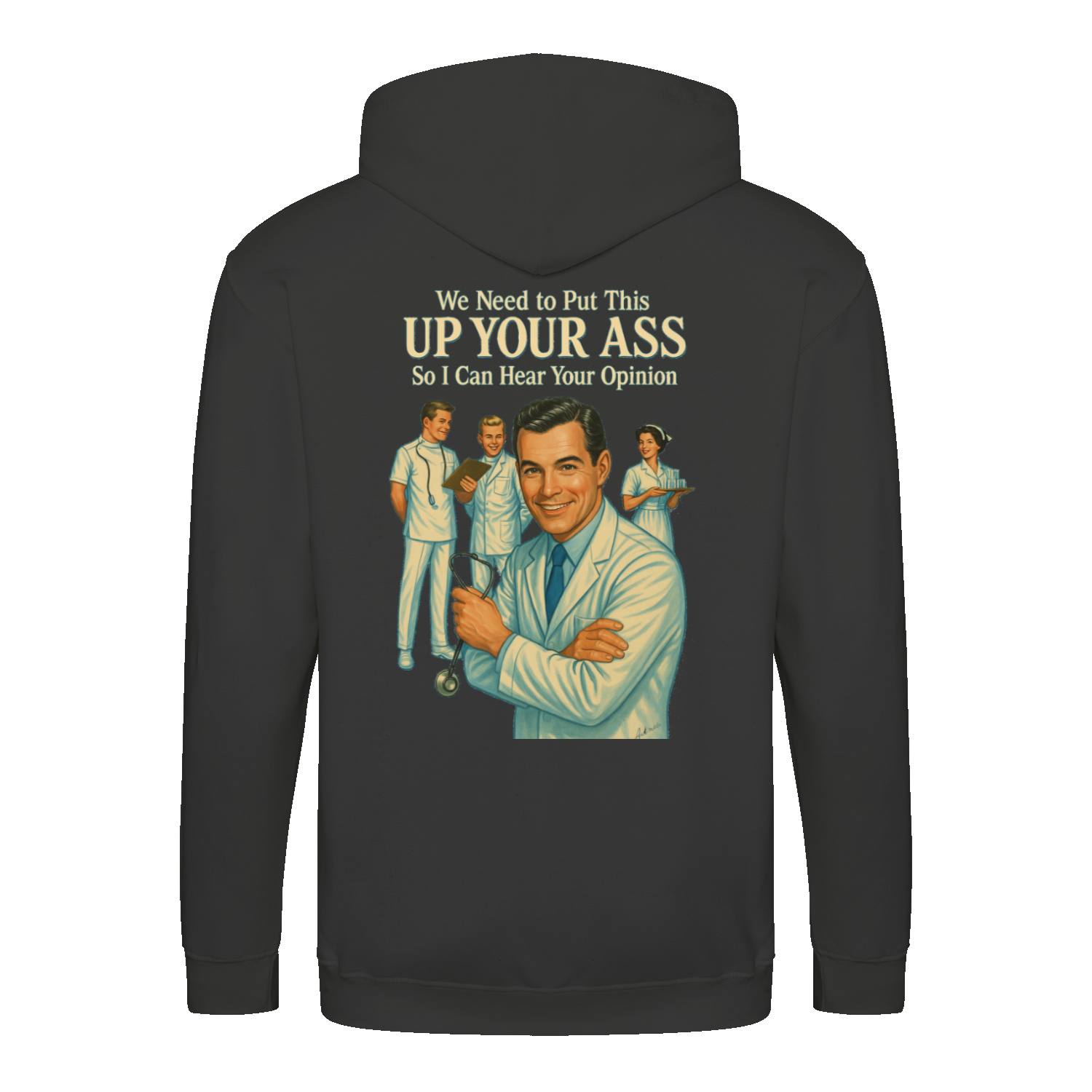 Retro Medicine Zip Hoodie-Zip Hoodie-True Insights