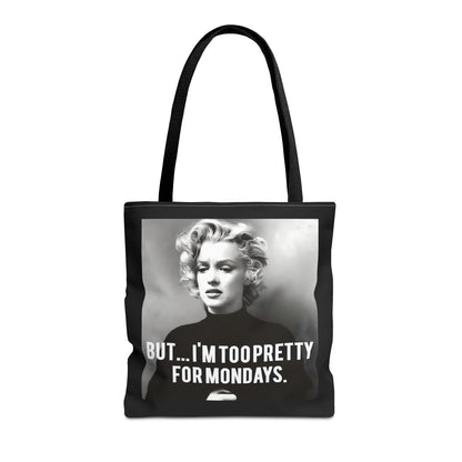 Vintage Damen T-Shirt – Too Pretty for Mondays – Retro Desig - True Insights
