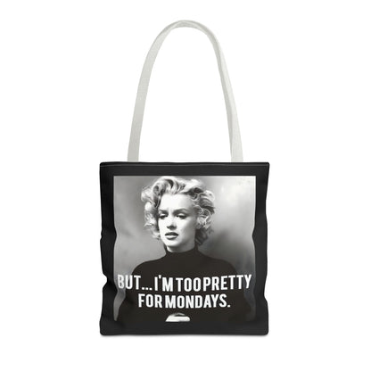 Vintage Damen T-Shirt – Too Pretty for Mondays – Retro Desig - True Insights